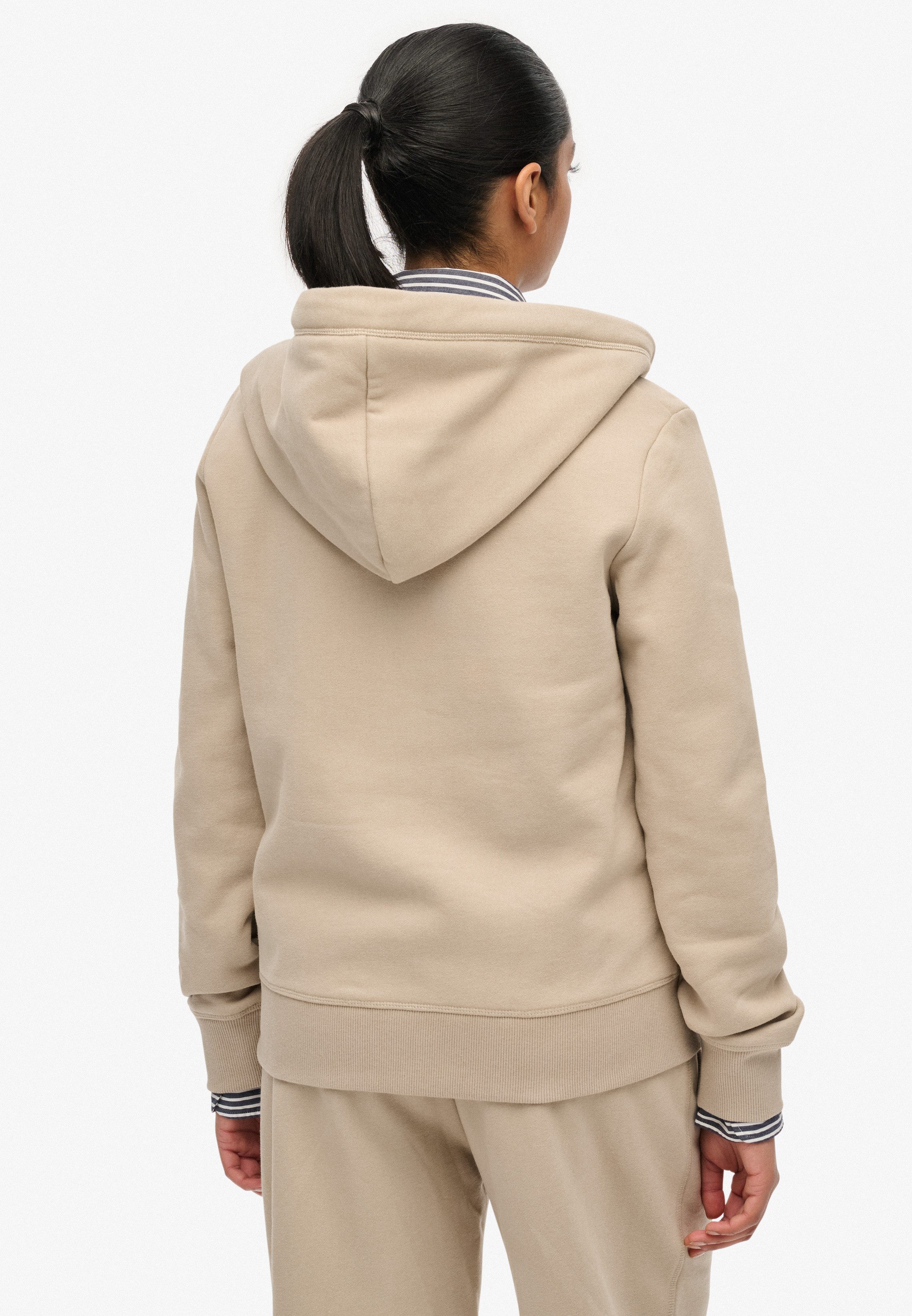 Superdry Kapuzensweatjacke ESSENTIAL LOGO ZIPHOOD HB günstig online kaufen