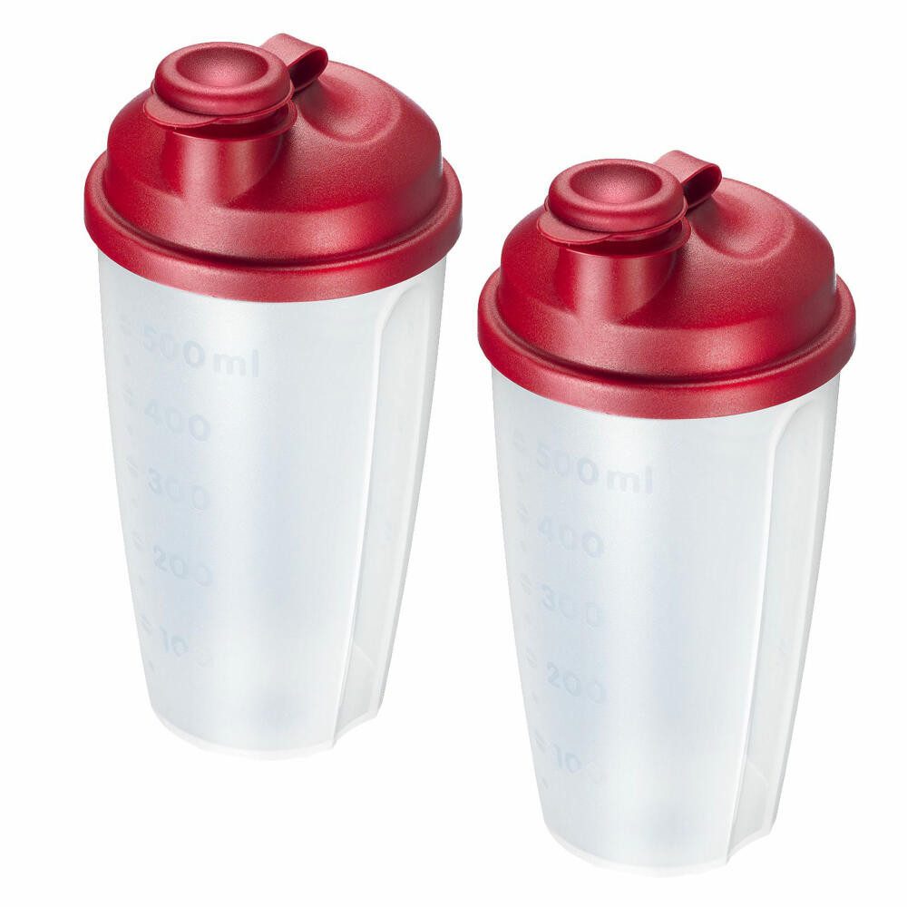 WESTMARK Dressing Shaker Set, mit Mess-Skala, Mix- und Schüttelbecher, inkl. Mixscheibe, PP, PE