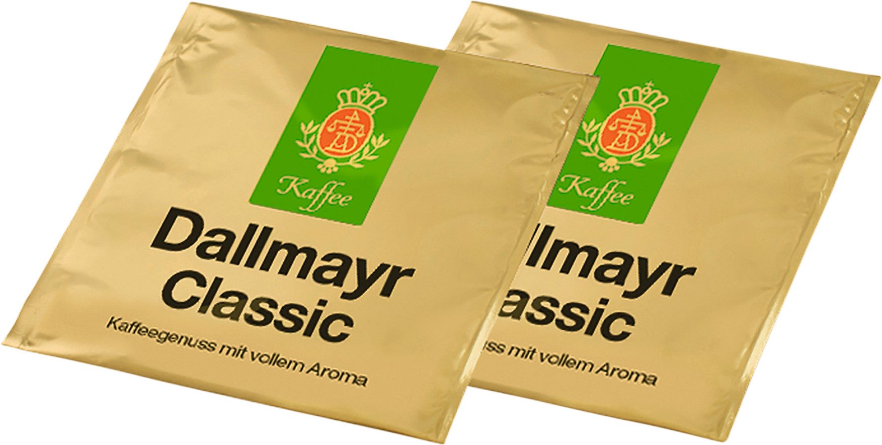 DALLMAYR Kaffee, Dallmayr Classic aus Arabica und Robustabohnen 100 Pads 700g