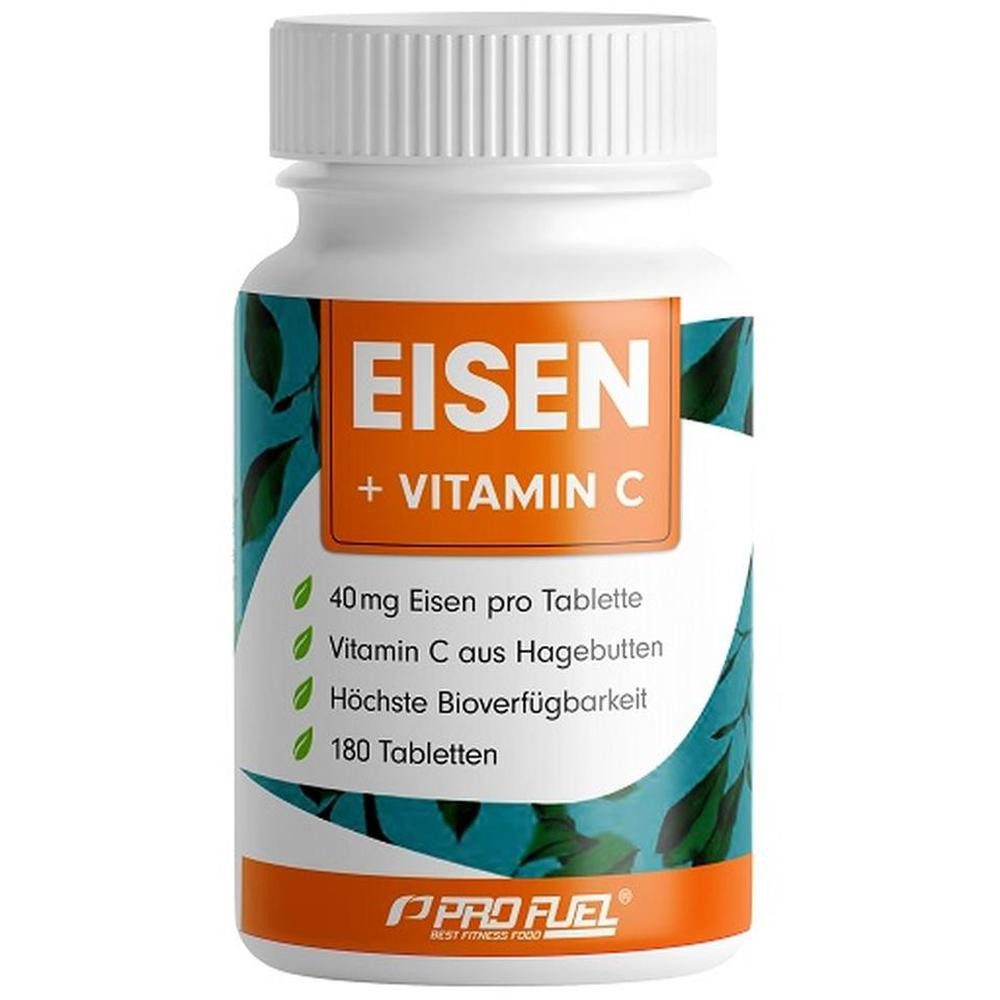 ProFuel ProFuel EISEN + nat. Vitamin C 180 Tab. Tabletten, 100.0 g