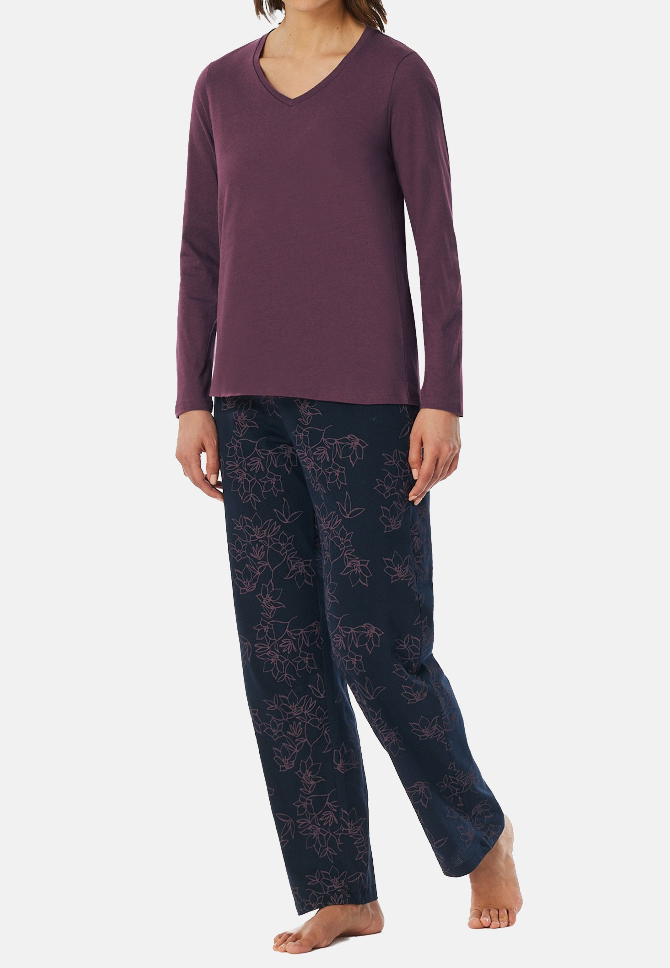 uncover by SCHIESSER Pyjama Nightwear (Set, 2 tlg) Schlafanzug - Baumwolle günstig online kaufen