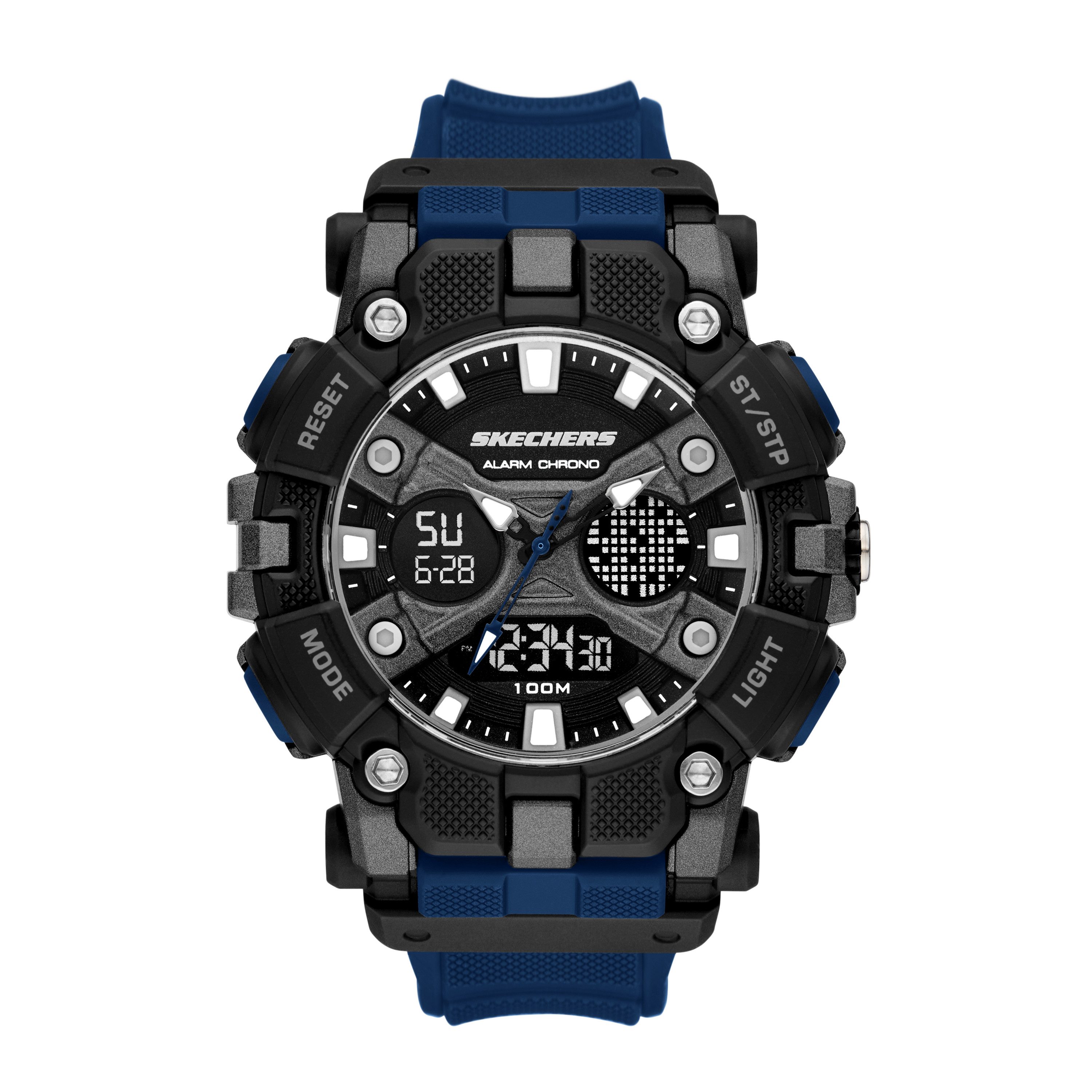Skechers Chronograph BONHILL SR1189, Quarzuhr, Armbanduhr, Herrenuhr, digital, analog, Tag, Wochentag
