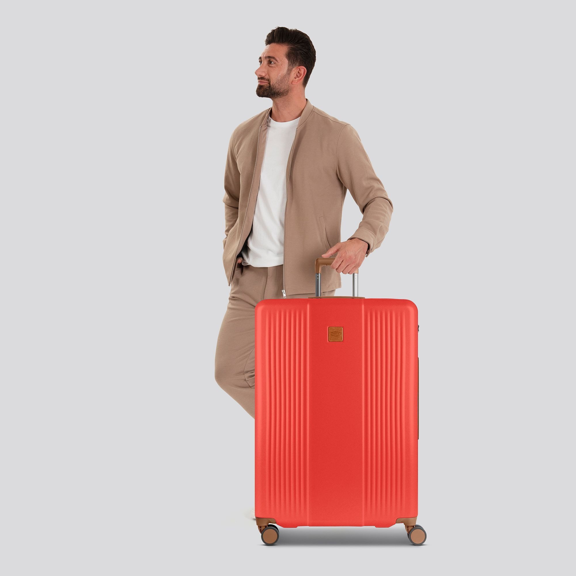 Bric's Hartschalen-Trolley Ferrara, 4 Rollen, Polycarbonat