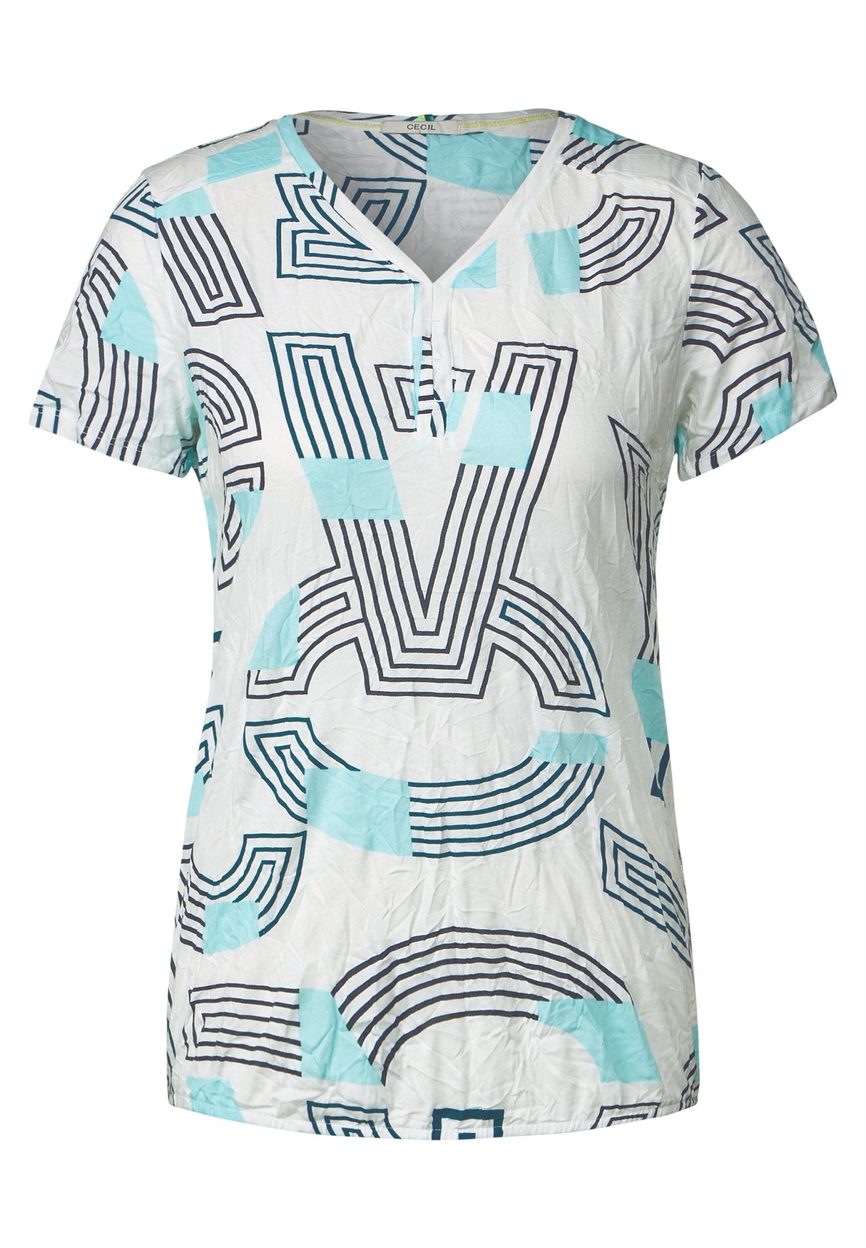 Cecil T-Shirt mit allover Print online kaufen | OTTO