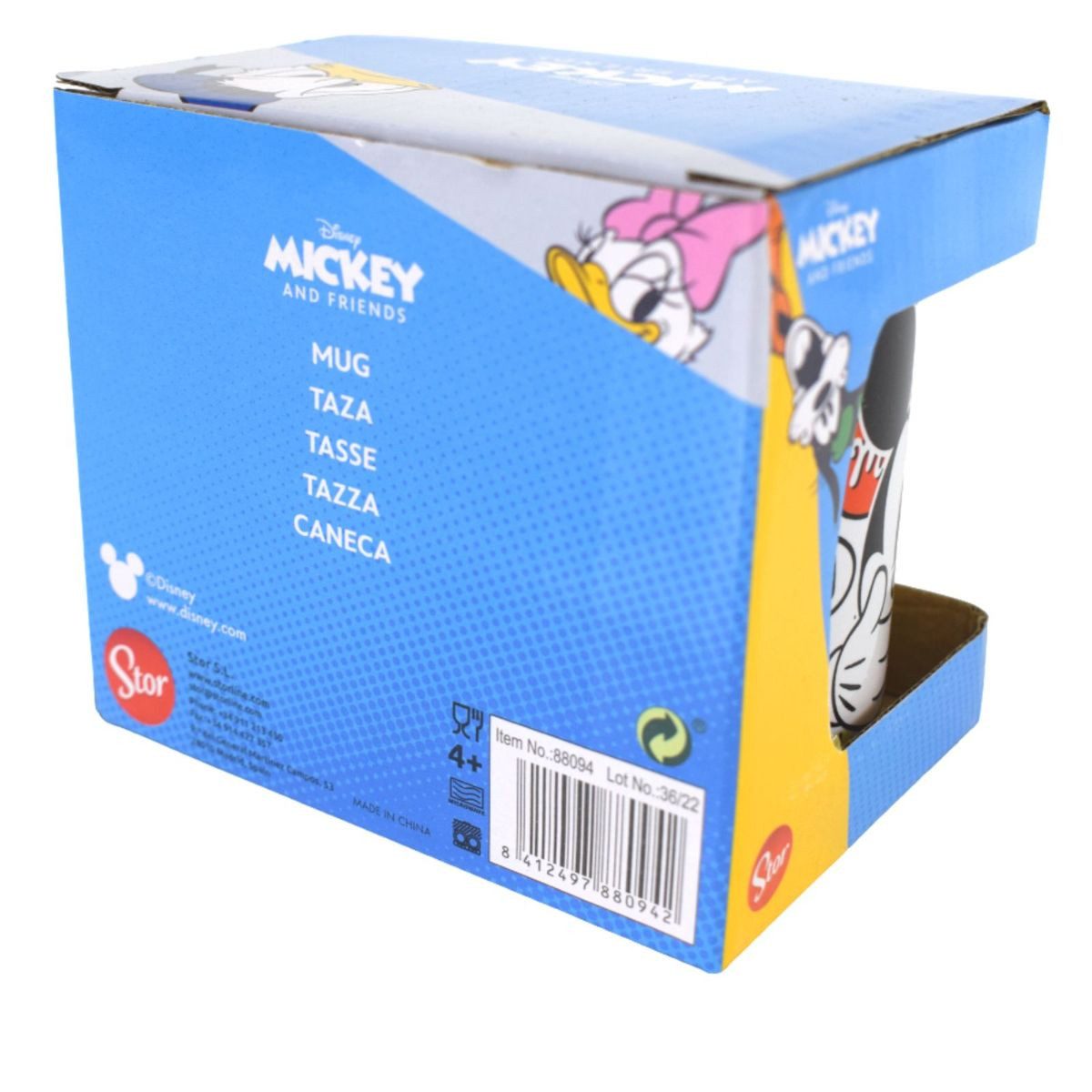 Stor Tasse Tasse Disney Mickey Mouse Comic Motiv 325ml aus Keramik ca. Ø8x9,5cm, 1-tlg., Keramik, authentisches Design