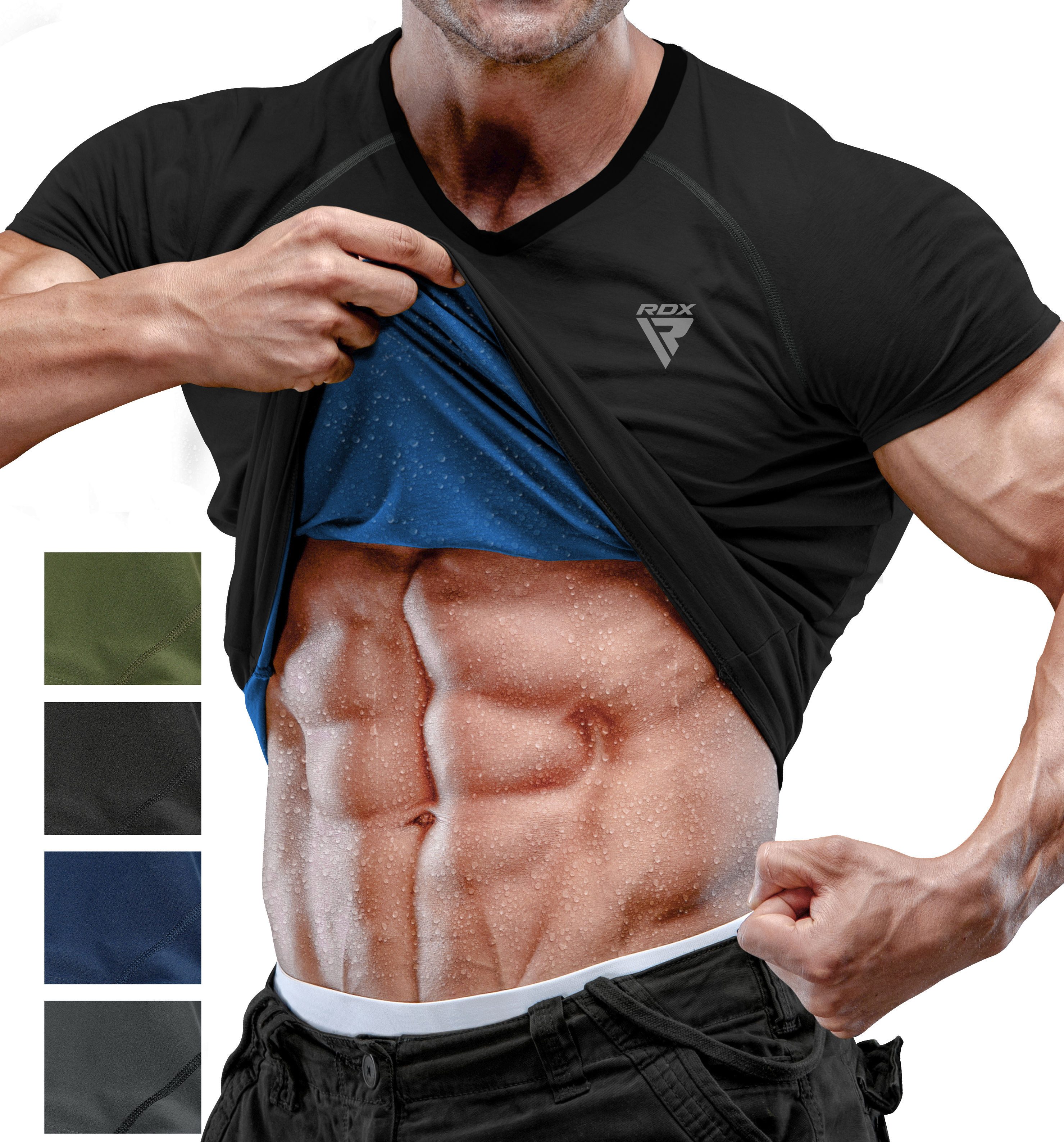 RDX Sports Kompressionsshirt RDX Herren Sauna günstig online kaufen