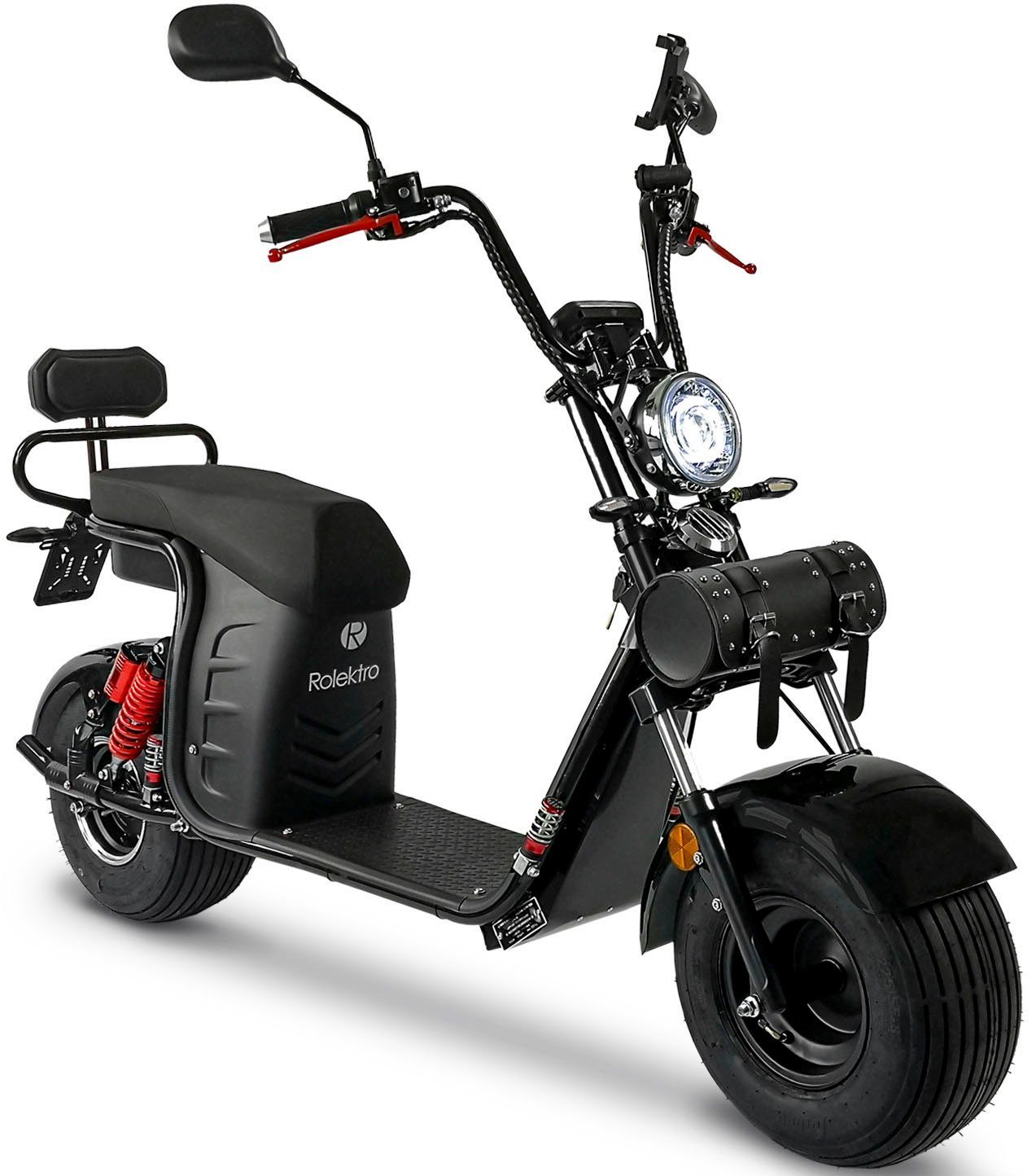 Rolektro EMotorroller ECruiser 45 Lithium, Schwarz, 60V20Ah Akku, 1500 Watt, 1500 W, 45 km/h
