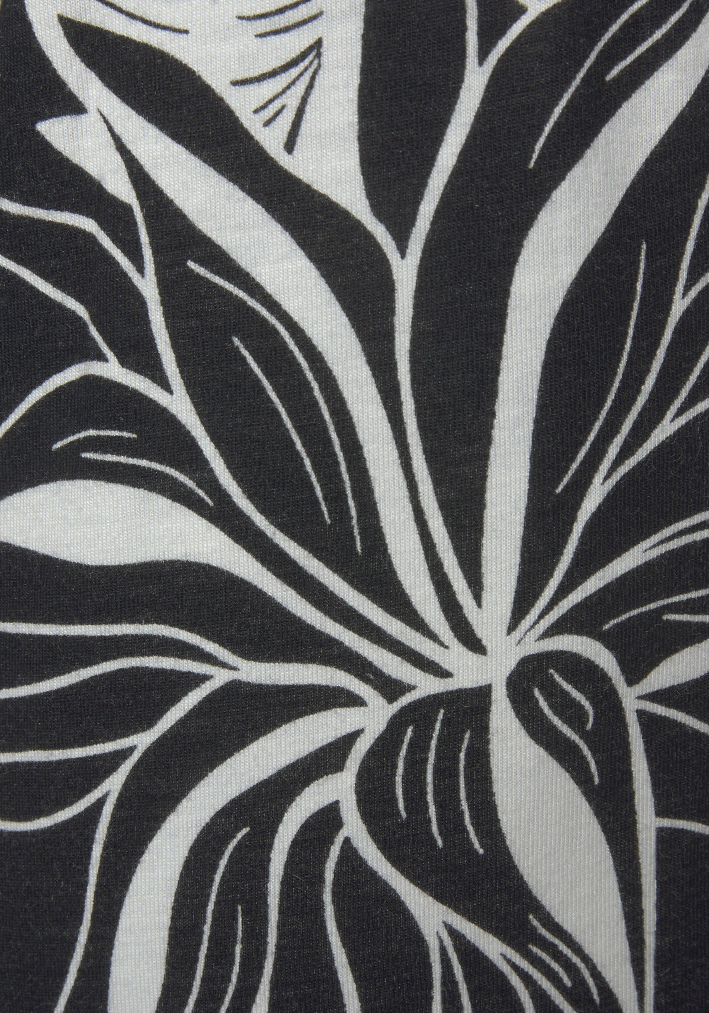 LASCANA Schlafhose mit floralem schwarz-allover-geblümt Druck