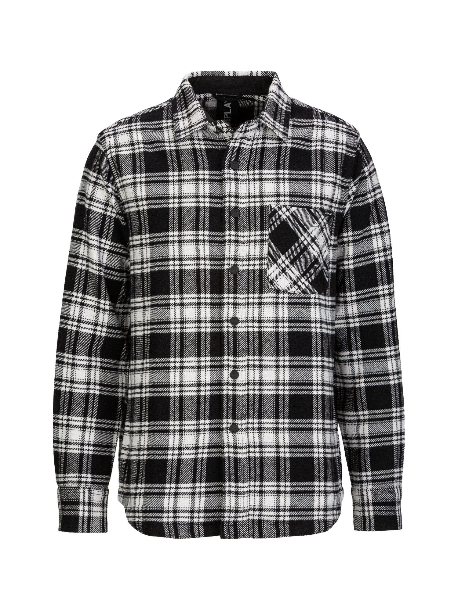 Replay Langarmhemd Checked Cotton Flannel günstig online kaufen