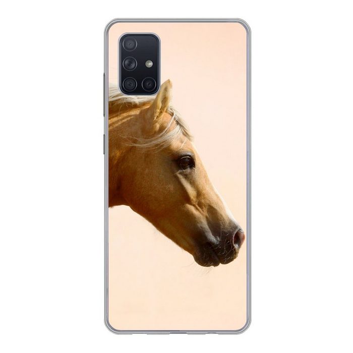 MuchoWow Handyhülle Pferd - Licht - Luft Phone Case Handyhülle Samsung Galaxy A71 Silikon Schutzhülle