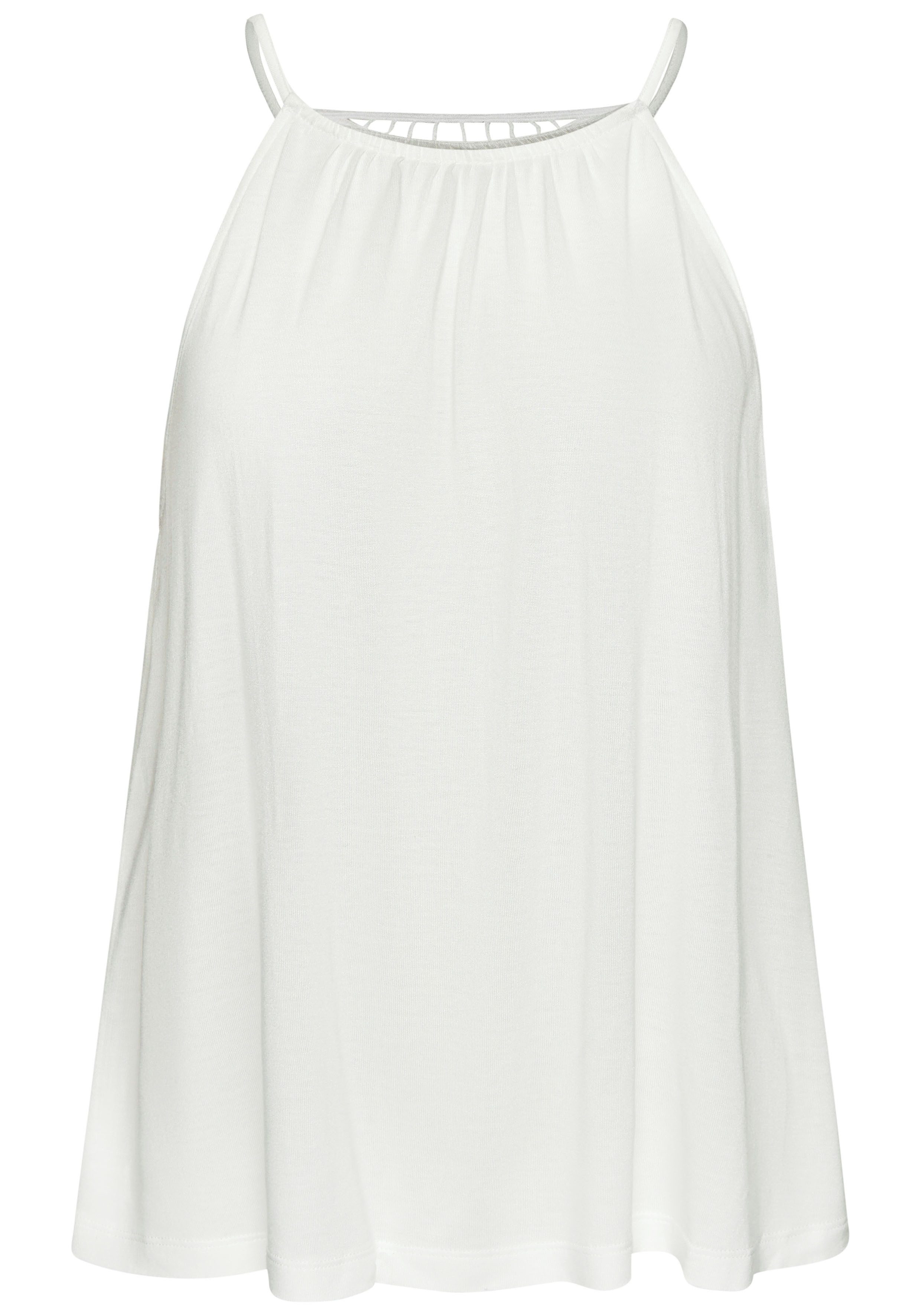 Vivance Trägertop mit Spitzeneinsatz am Rücken, luftiges Sommertop aus Jersey. € 24,99