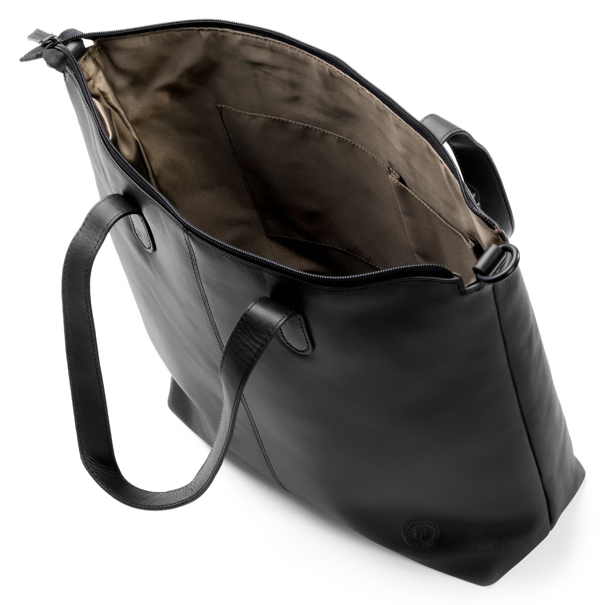 Leder black Farmhood Memphis, Schultertasche