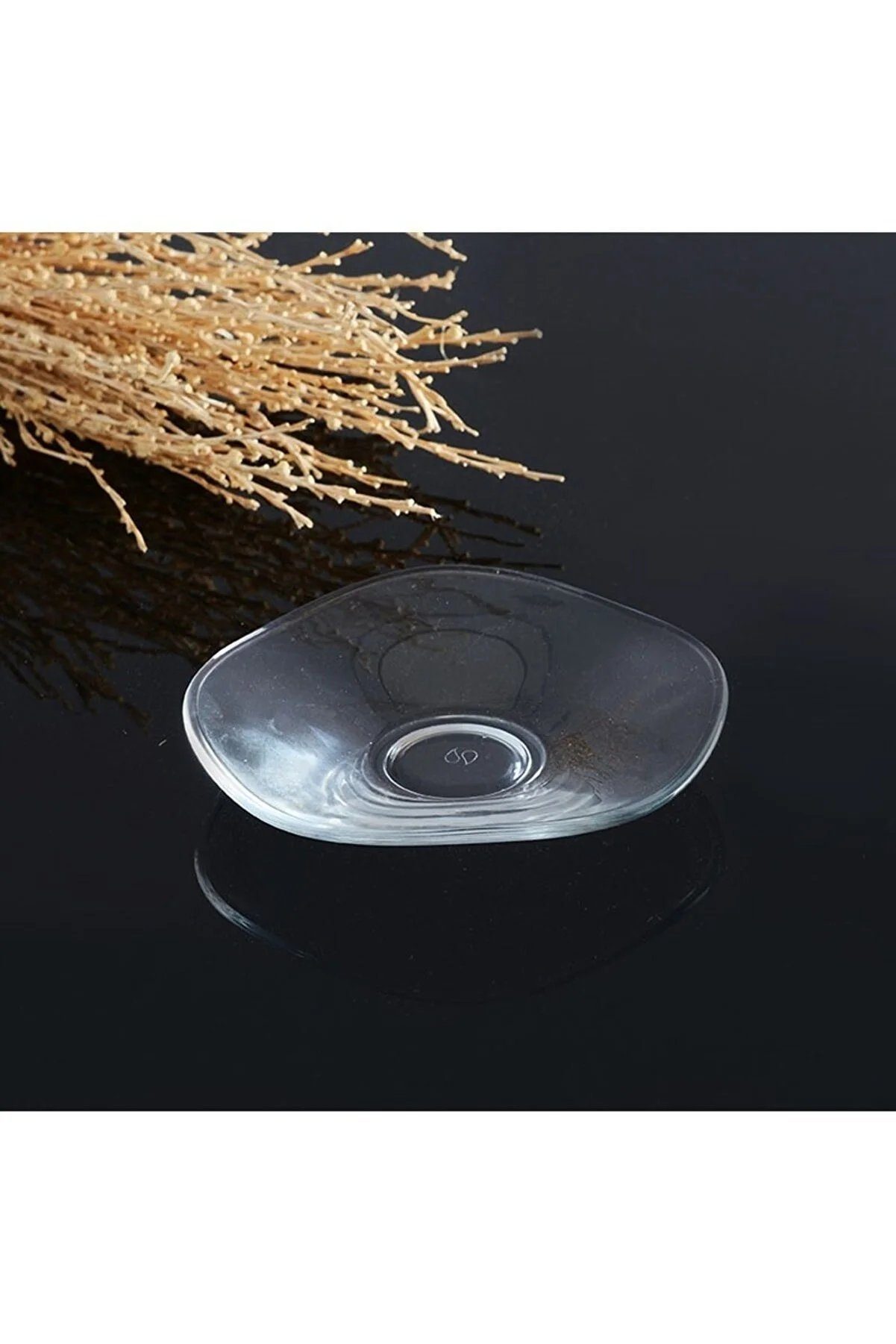 Pasabahce Untertasse Dantel Teeteller 6er Unterteller transparent, (6 St)