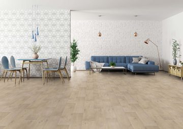 BRICOFLOR Vinylboden Gerflor Primetex, PVC Bodenbelag Meterware Holzoptik grau beige 2 bis 3 m Breite, Rollenware in 200 300 und 400 cm Breite