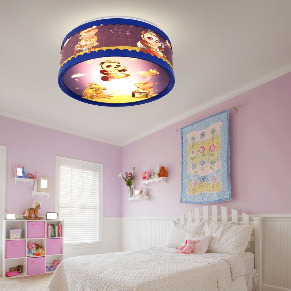 Warmweiß, Leuchte Mädchen Lampe Kinder Jungen Leuchtmittel Zimmer Decken inklusive, Dekolicht, Tier im- etc-shop Spiel Motiv
