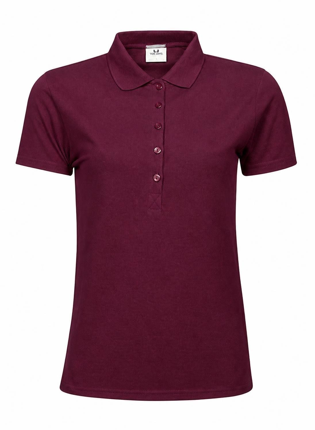 Poloshirt Damen Luxury Stretch Poloshirt