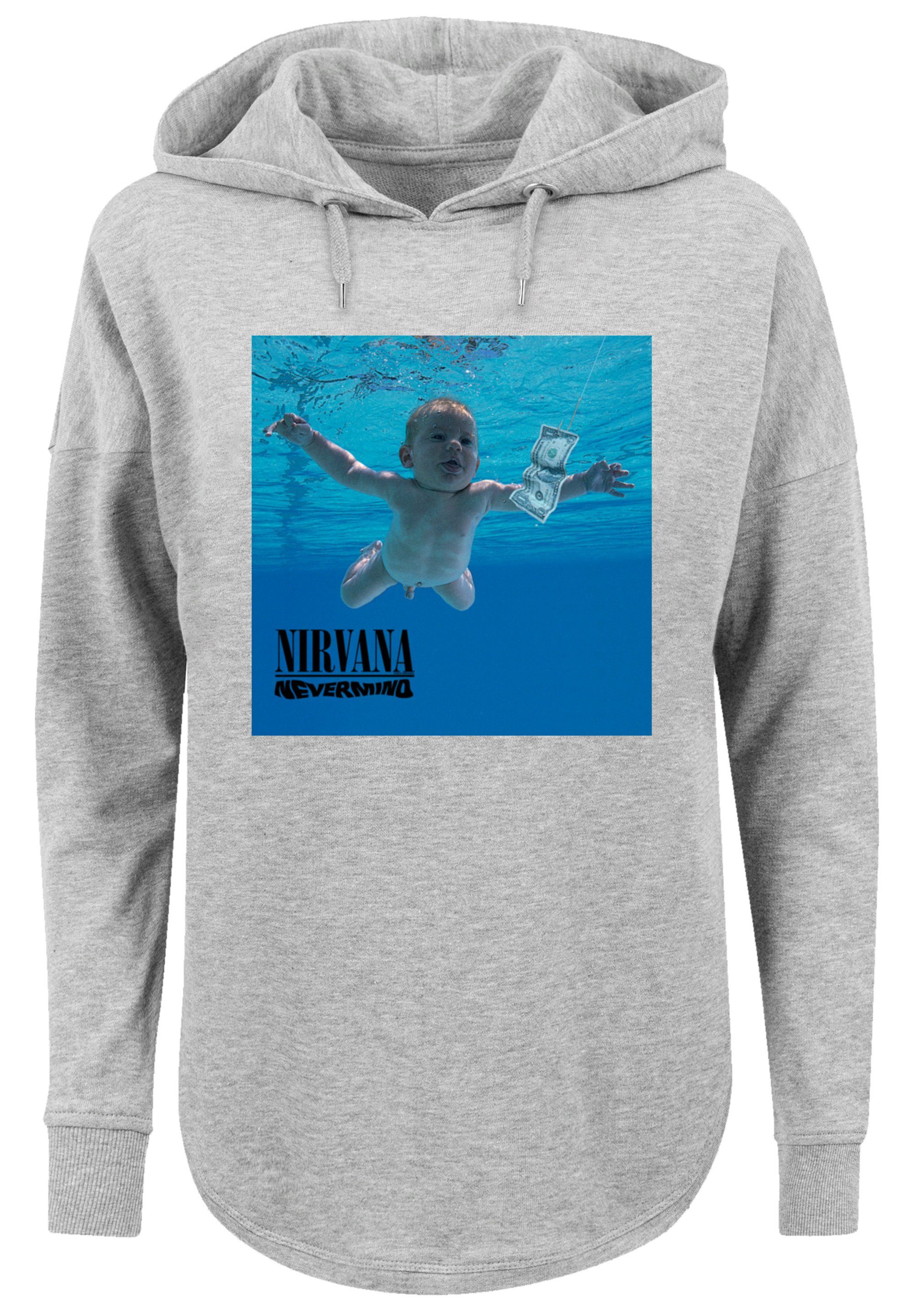 grey Qualität Rock Nirvana Sweatshirt Premium Nevermind Album Band F4NT4STIC