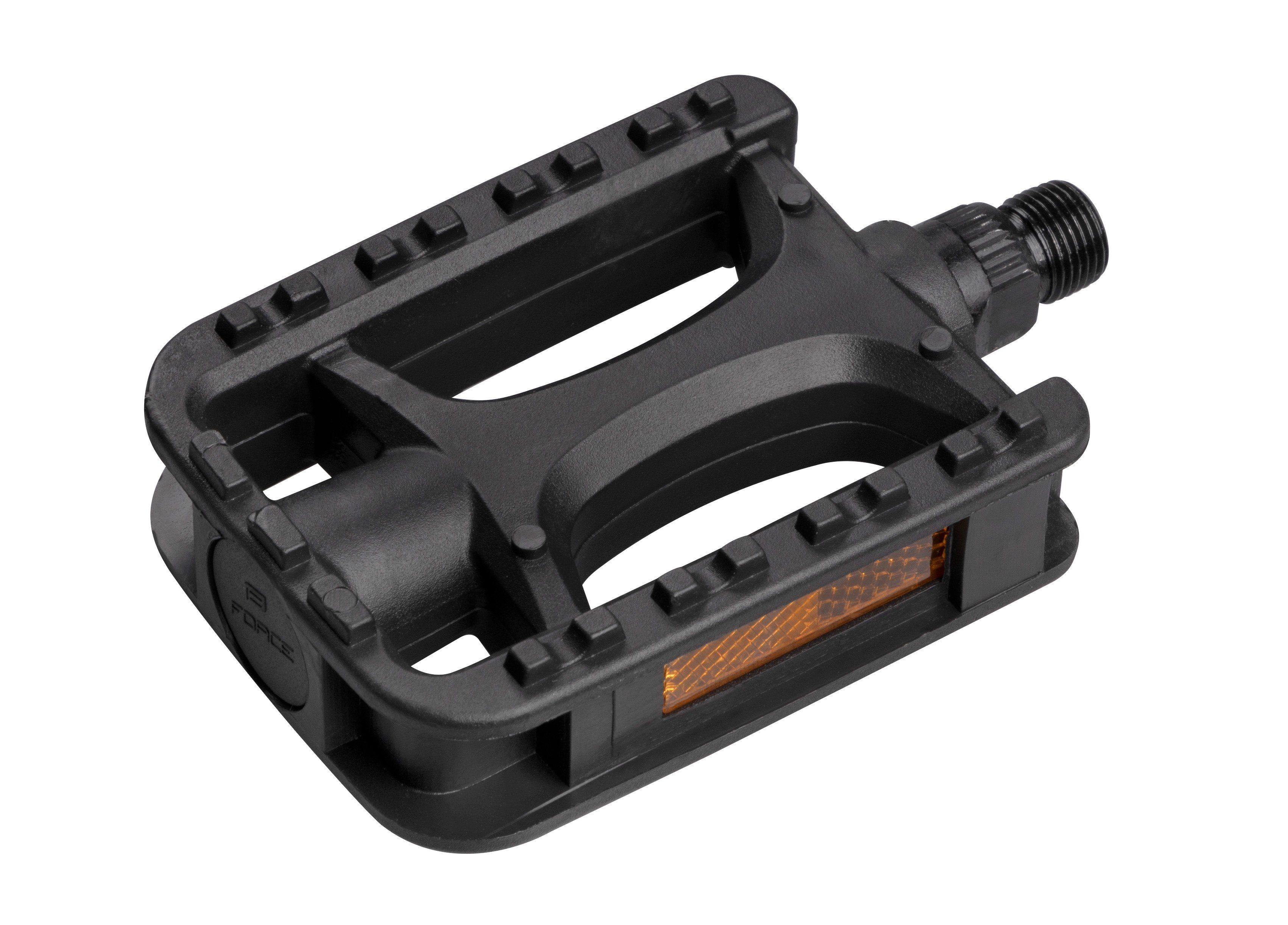 FORCE Fahrradpedale Pedale FORCE ARTO Kunststoff-Kugellager, schwarz