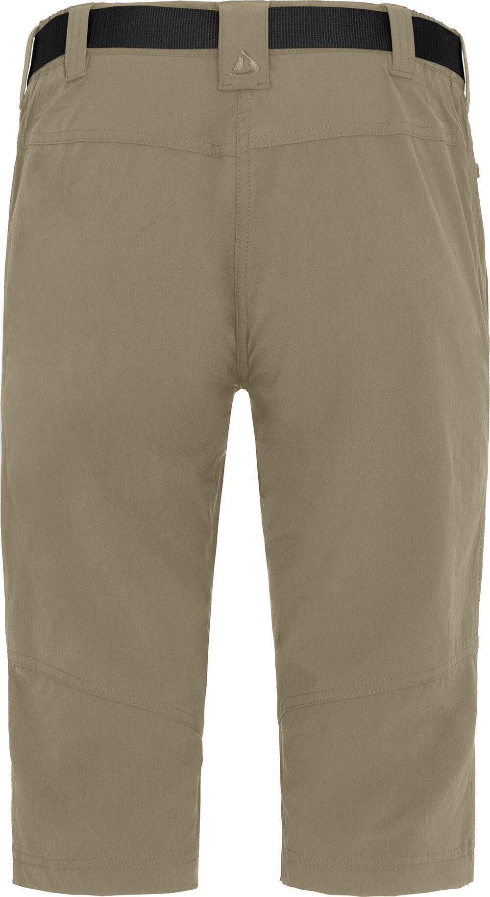 Bergson Outdoorhose HADAR Damen Wandershorts, vielseitig, pflegeleicht, Normalgrößen, beige