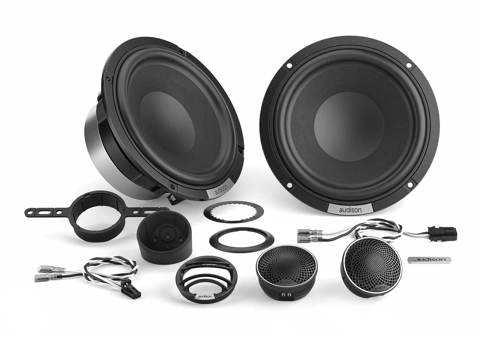 Audison Audison VOCE II AVK 6A P II 2-Wege Kompo Lautsprecher 16,5 cm Auto-Lautsprecher
