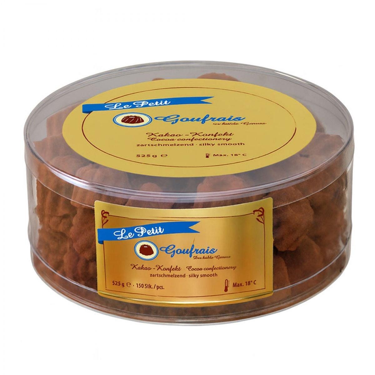 Goufrais Schokolade Kakaokonfekt Gugelhupf Le Petit Genussbox (150 Stück) (525g)
