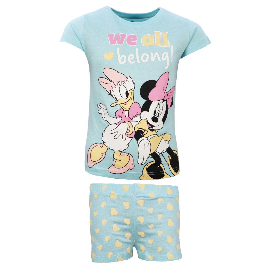 Schlafanzug Disney Minnie Maus Mouse Daisy Duck Kinder Pyjama