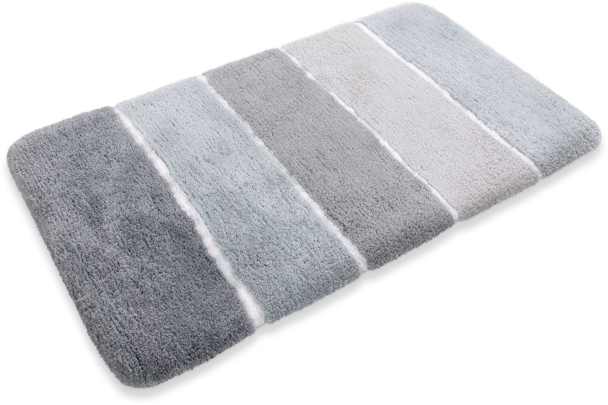 Homie Living Badematte Rio Marina, Höhe 30 mm, rutschhemmend beschichtet, schnell trocknend, fußbodenheizungsgeeignet, Polyester, rechteckig, flauschiger Badtep – Bild 5 von 5