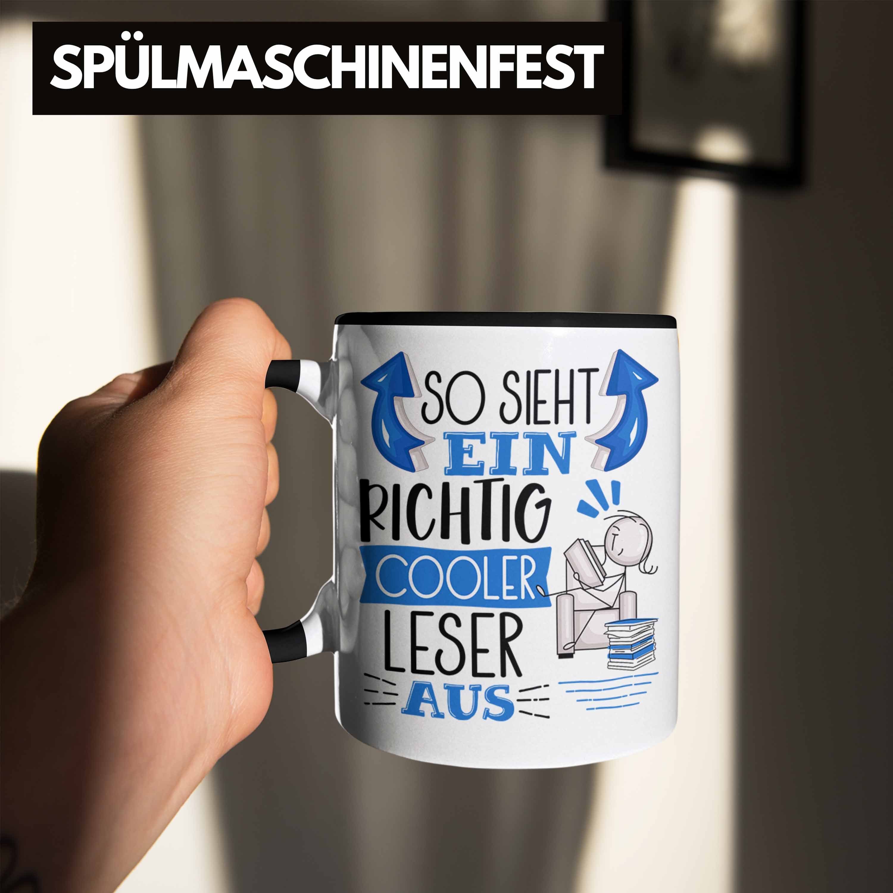 Trendation Ein Richtig Geschenk Spruch Lustiger So Leser Tasse Cooler Schwarz Tasse Sieht Aus