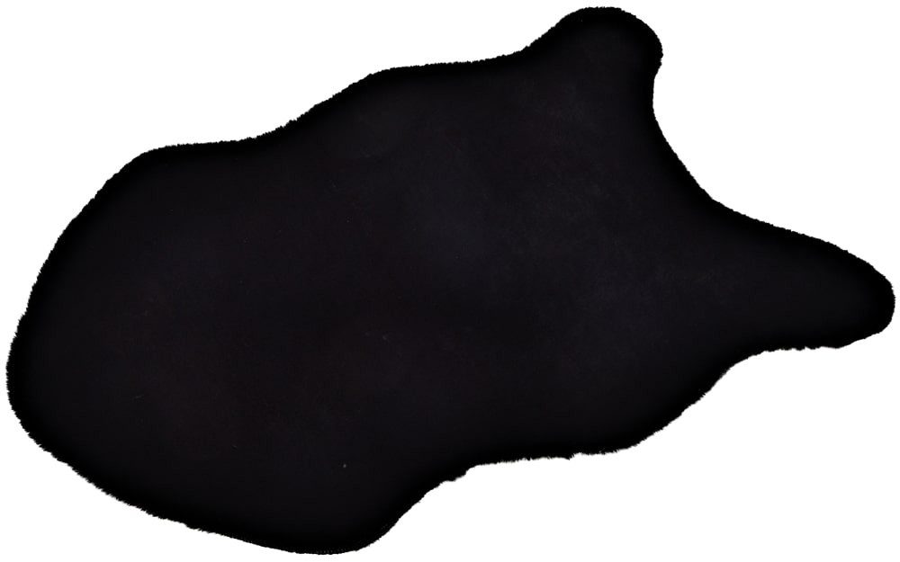 matches21 HOME & HOBBY Bilderrahmen Großes kurzflor Deko-Fell als Fell-Imitat in 90 x 60 cm schwarz, (1 St), Flauschiges Kunstfell als Fell-Teppich Stuhl-Überwurf Sitzauflage