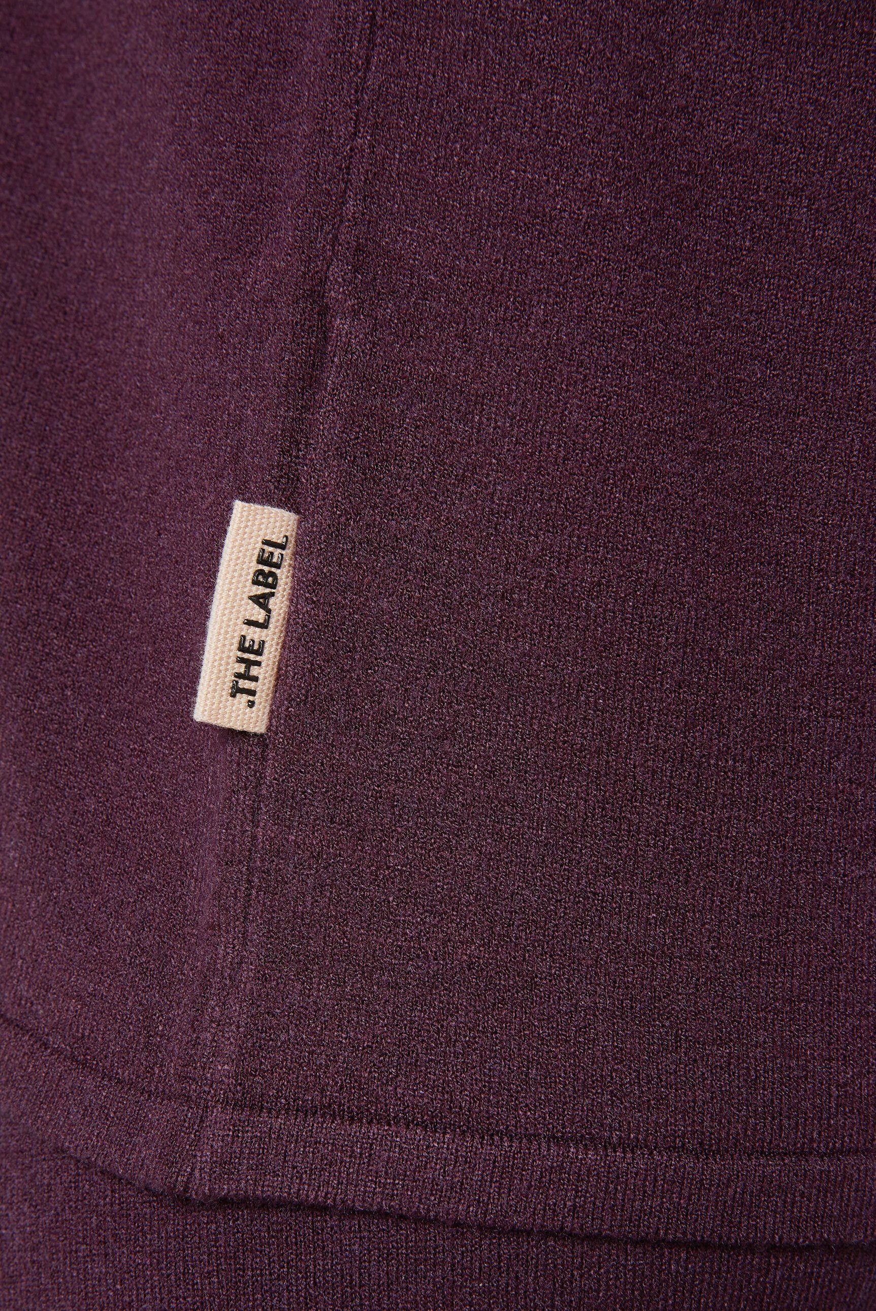 SENSES.THE LABEL Rundhalspullover mit Rollsäumen