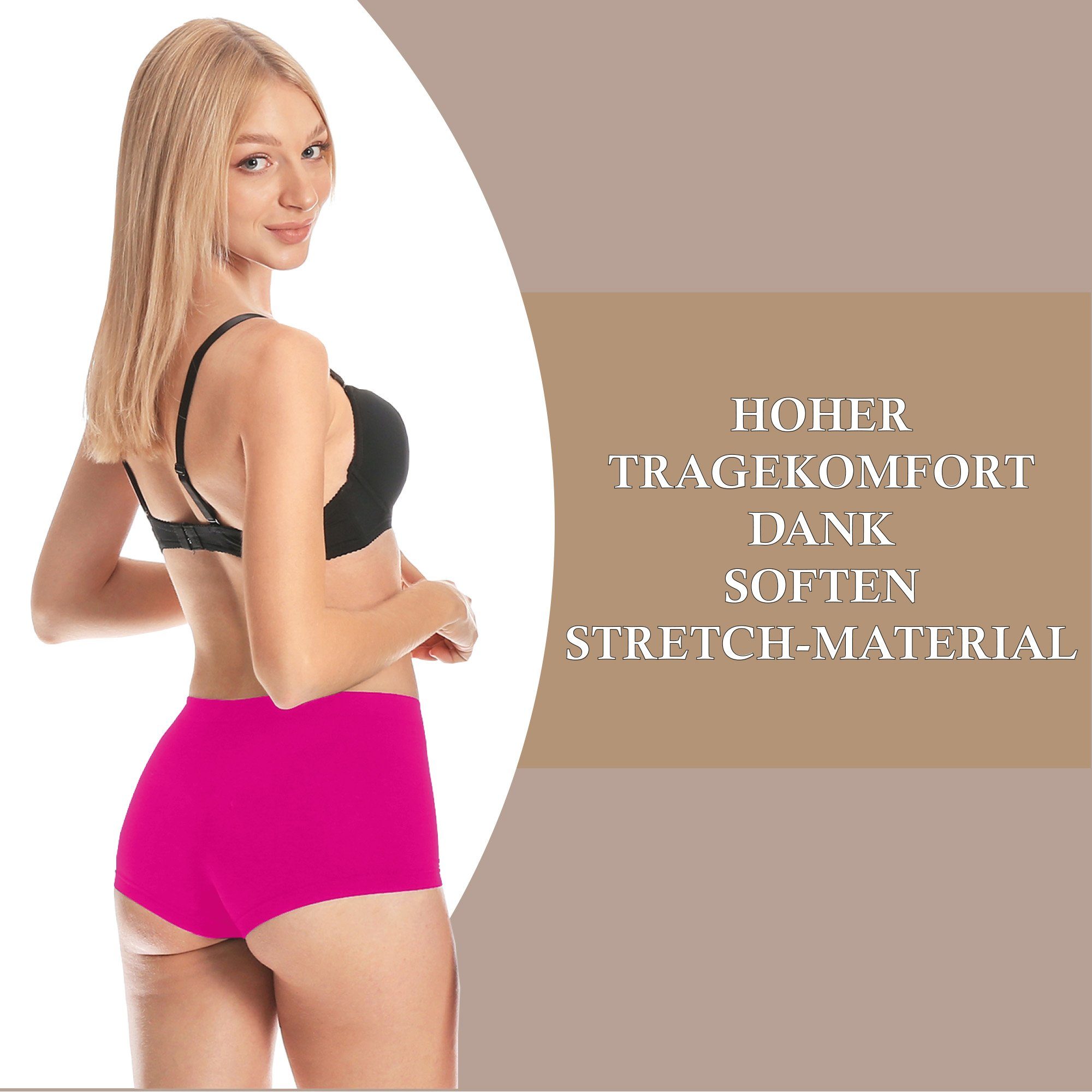 Bestlivings Hüftslip Schlüpfer 40 bis 54 (2-St) Unterhosen Damen - Unterwäsche Slip Stretch - Taillenslip
