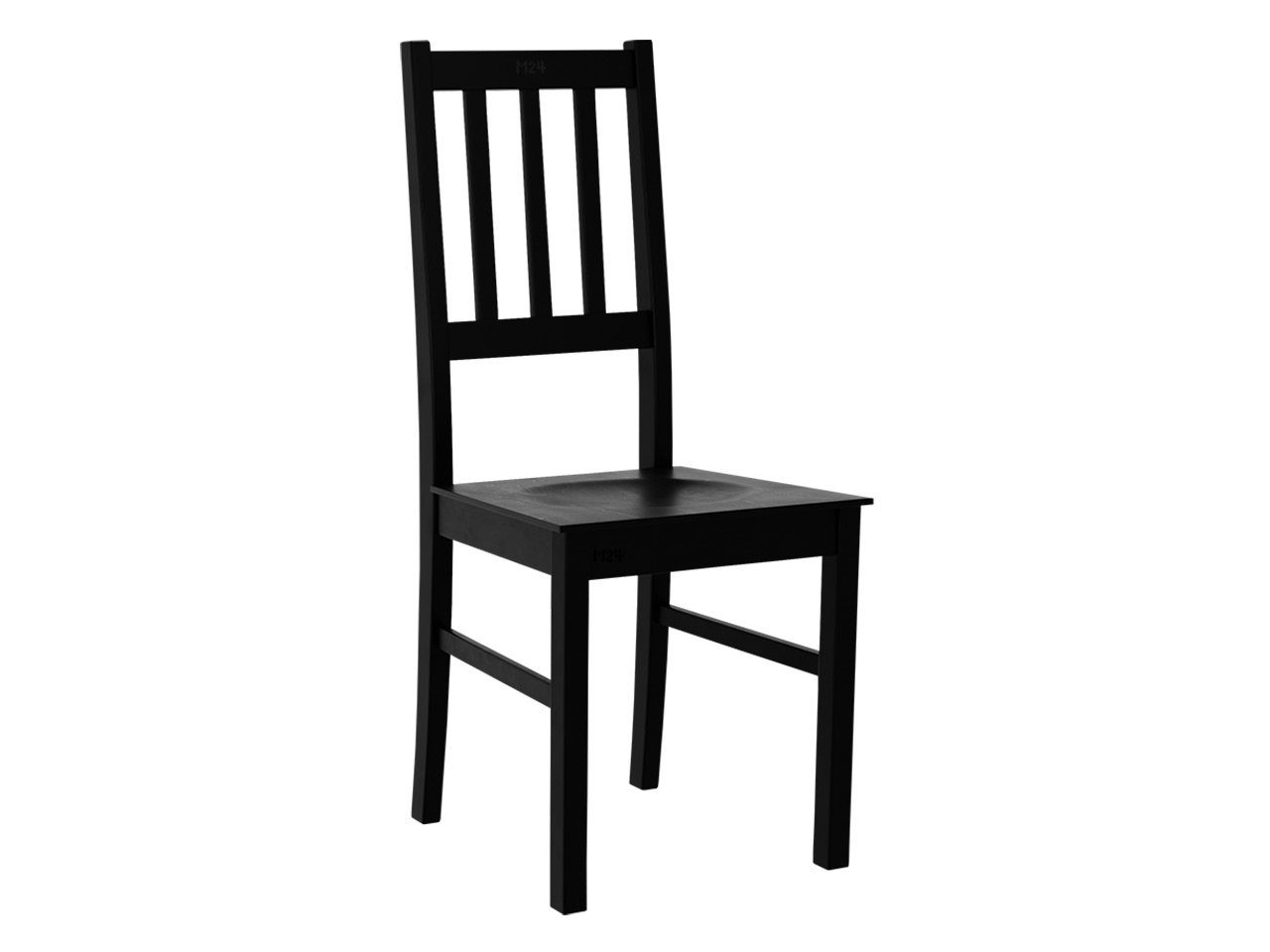 MIRJAN24 Stuhl Bos IV DR (1 Stück), aus Buchenholz, 43x40x94 cm Schwarz | Stühle