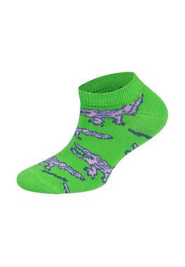 Happy Socks Basicsocken 4-Pack Kids Low Animals Socks Aus nachhaltiger Baumwolle