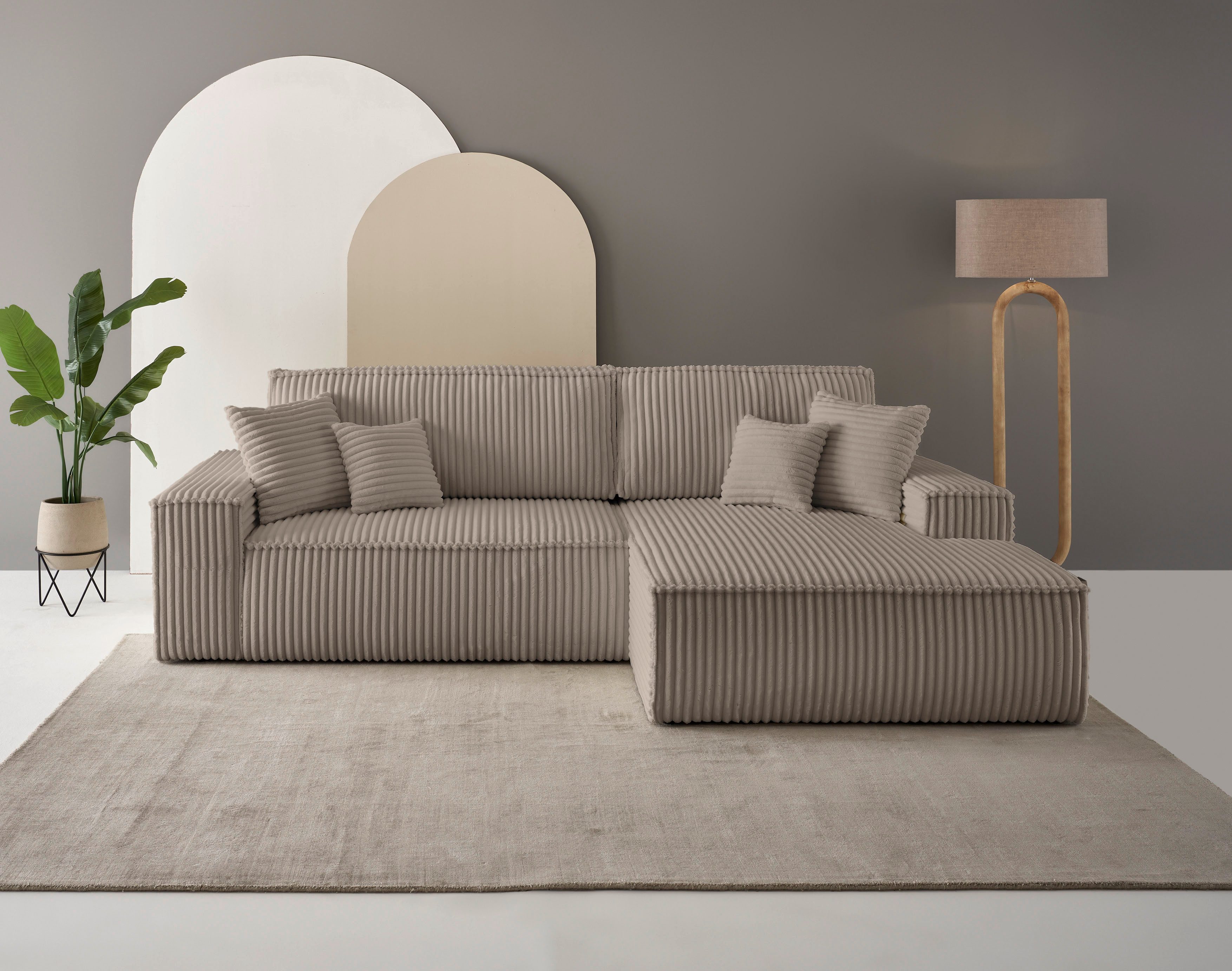 andas Ecksofa Finnley Schlafsofa 267 cm günstig online kaufen