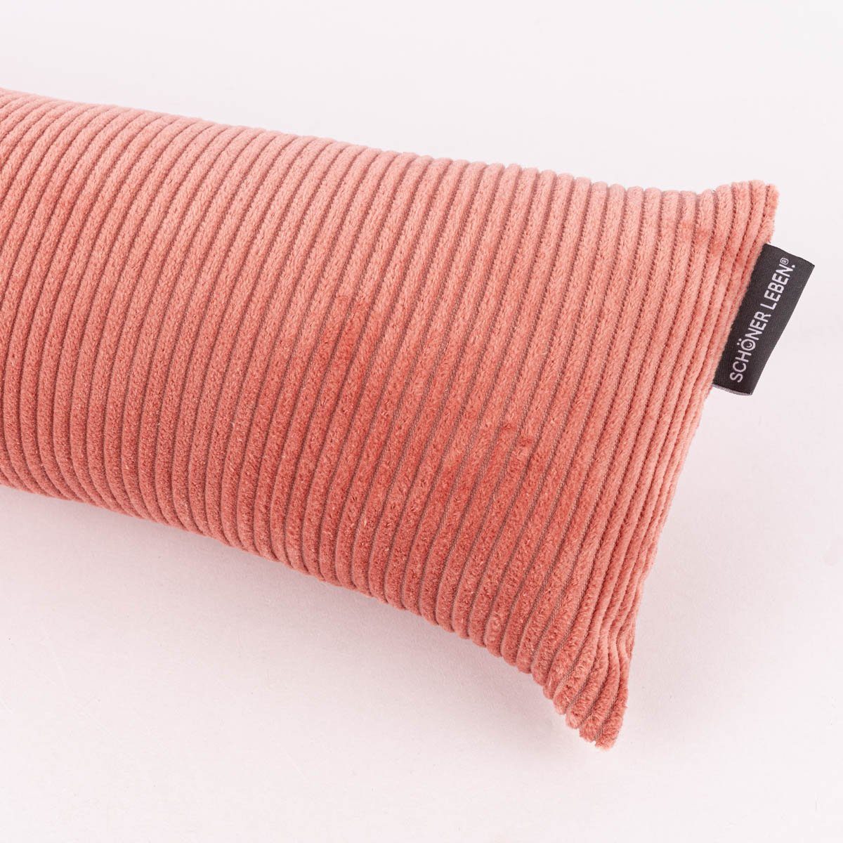 SCHÖNER LEBEN. Zugluftstopper Zugluftstopper Cord Baumwolle grob altrosa div. Größen, made in Germany,handmade