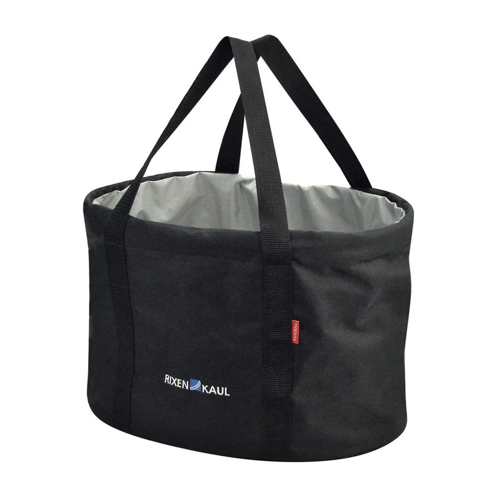 KlickFix Fahrradtasche Stofftasche Shopper Pro Packtaschen schwarz