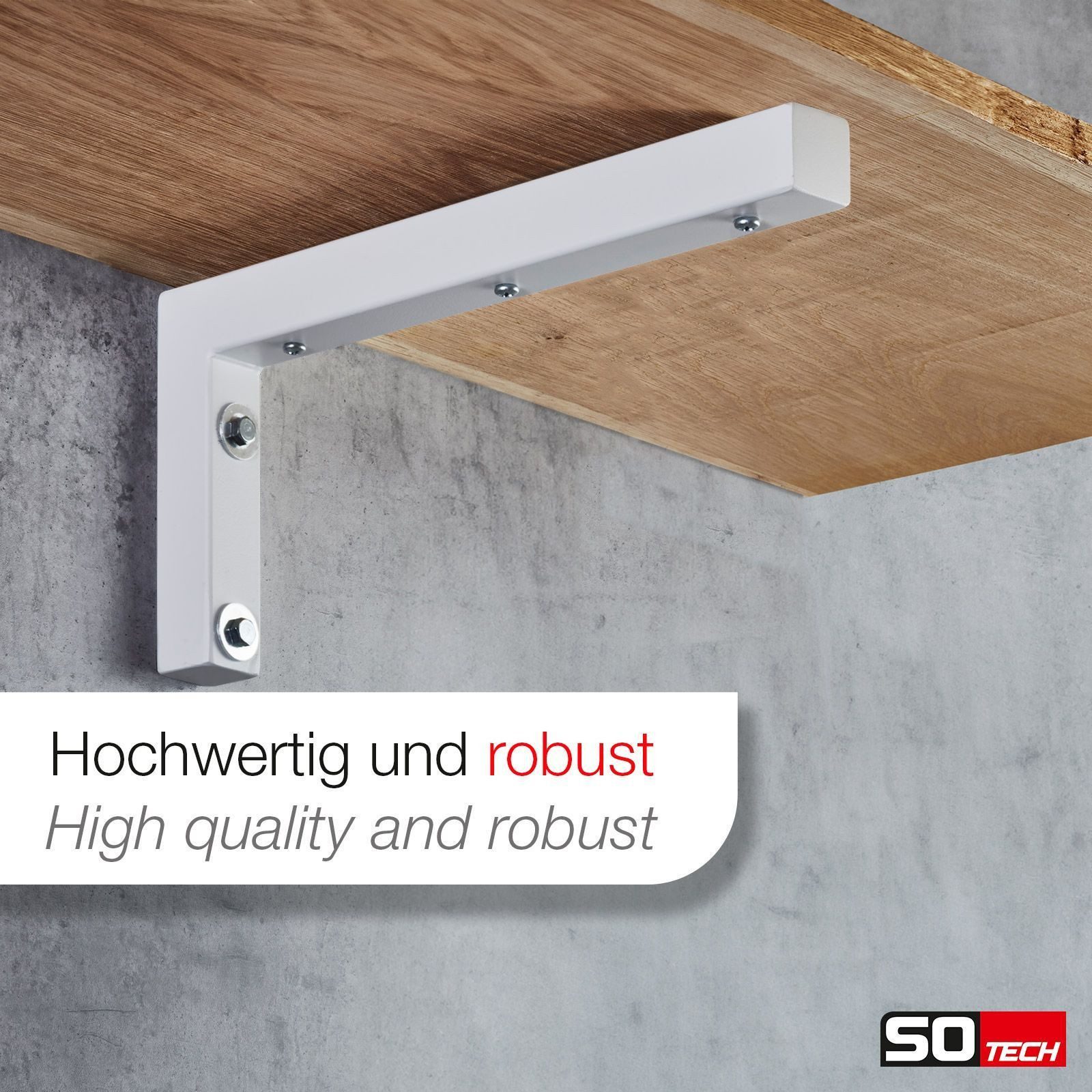 SO-TECH® Wandregalhalter Wandkonsole in L-Form robuste Regalkonsole zur Wan günstig online kaufen