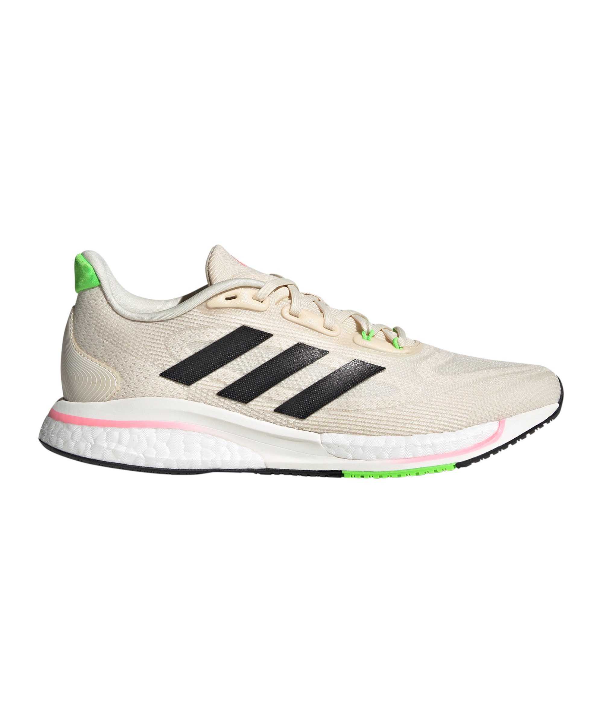 adidas Performance Supernova+ Laufschuh Laufschuh beigeschwarzgruenpink