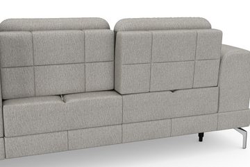 sit&more Ecksofa Bendigo L-Form, inklusive Sitztiefenverstellung, Bodenfreiheit 15 cm, 2 Fußfarben