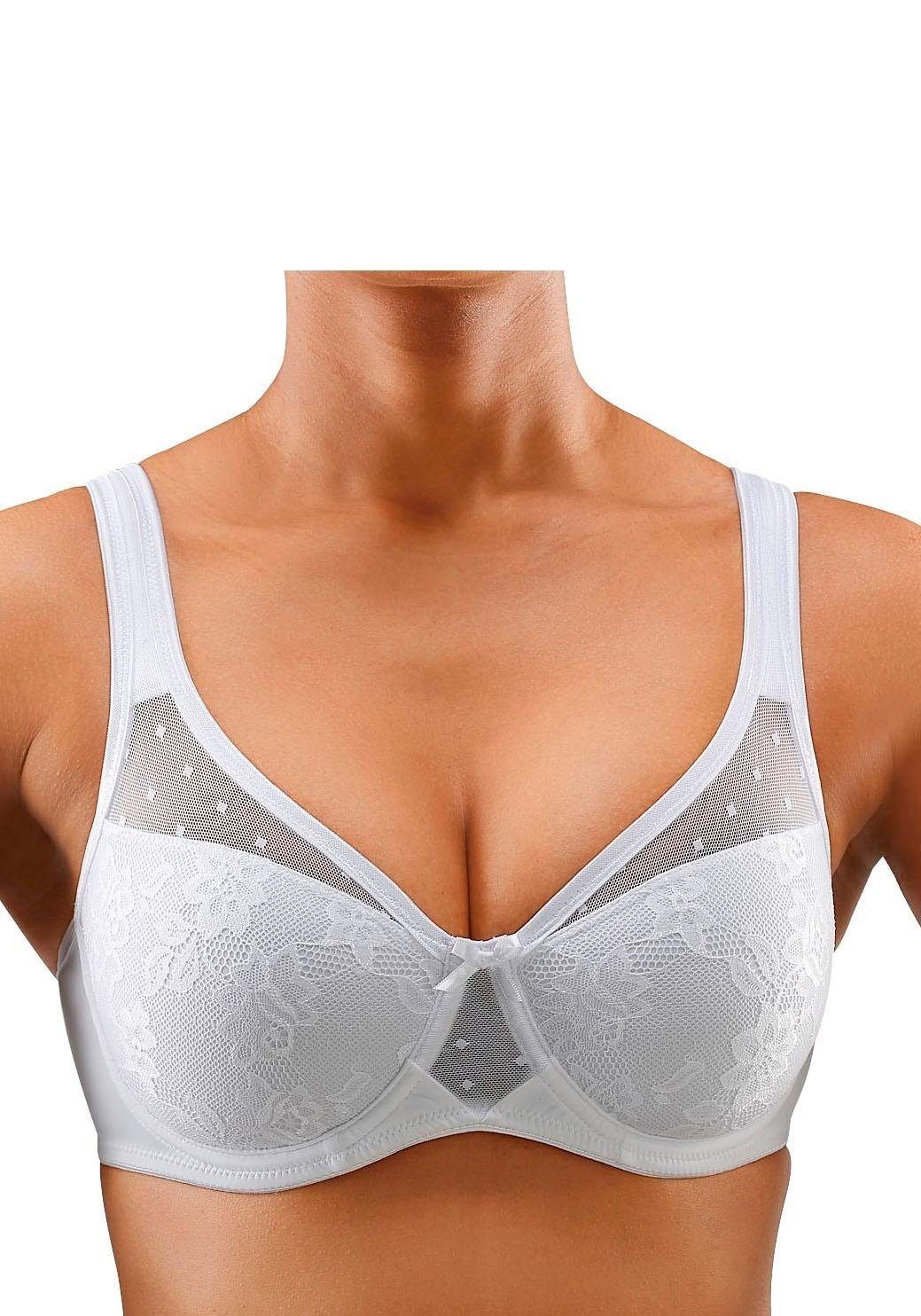 Nuance Minimizer-BH mit unterlegter Jacquardspitze, Dessous