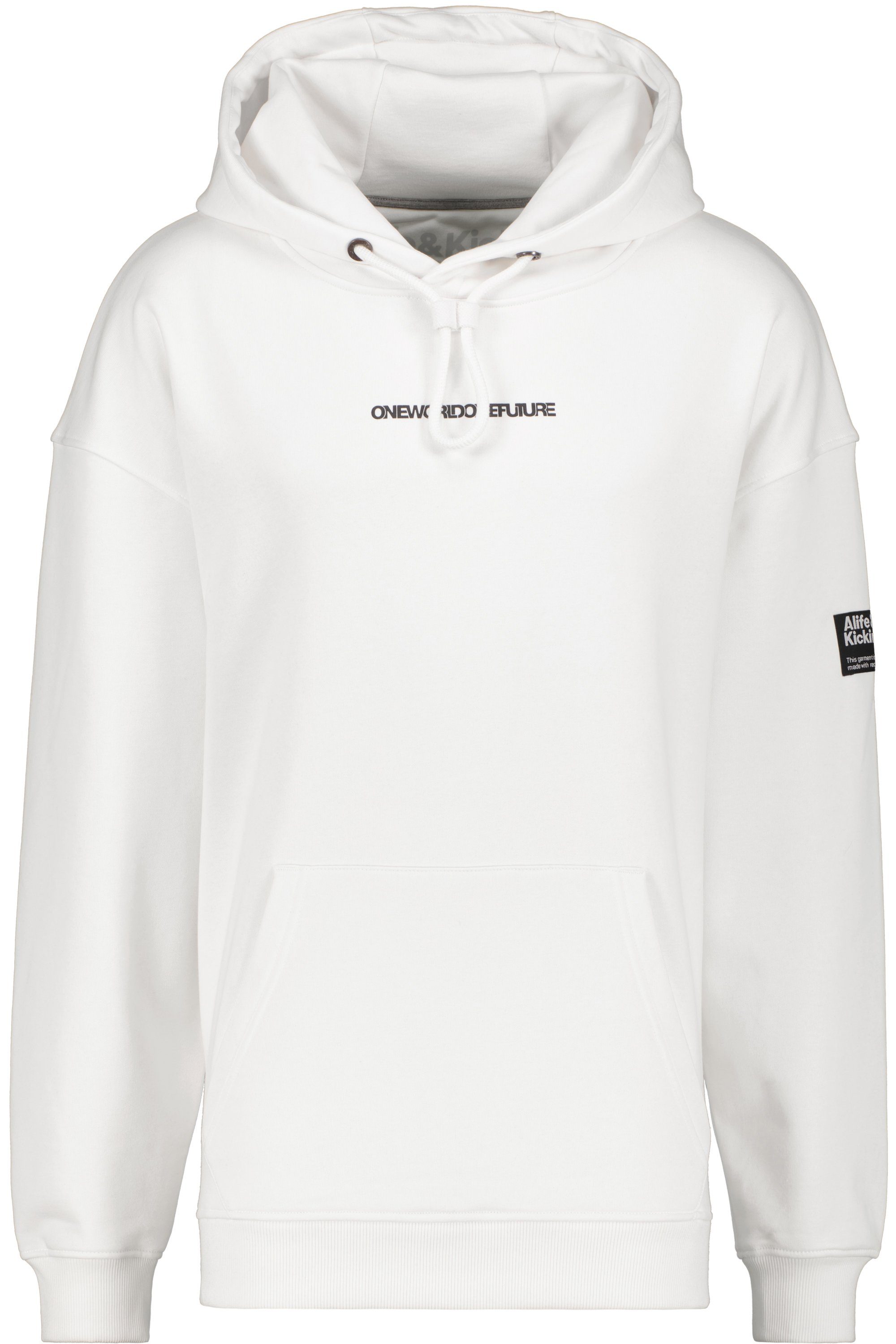 Alife & Kickin Kapuzensweatshirt YannisAK Herren Kapuzensweatshirt, Sweatshirt Sweat white