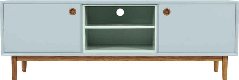 TOM TAILOR Lowboard »COLOR BOX«, mit 2 Türen & Kontrast-Regaleinsatz, Füße Eiche geölt, Breite 170 cm