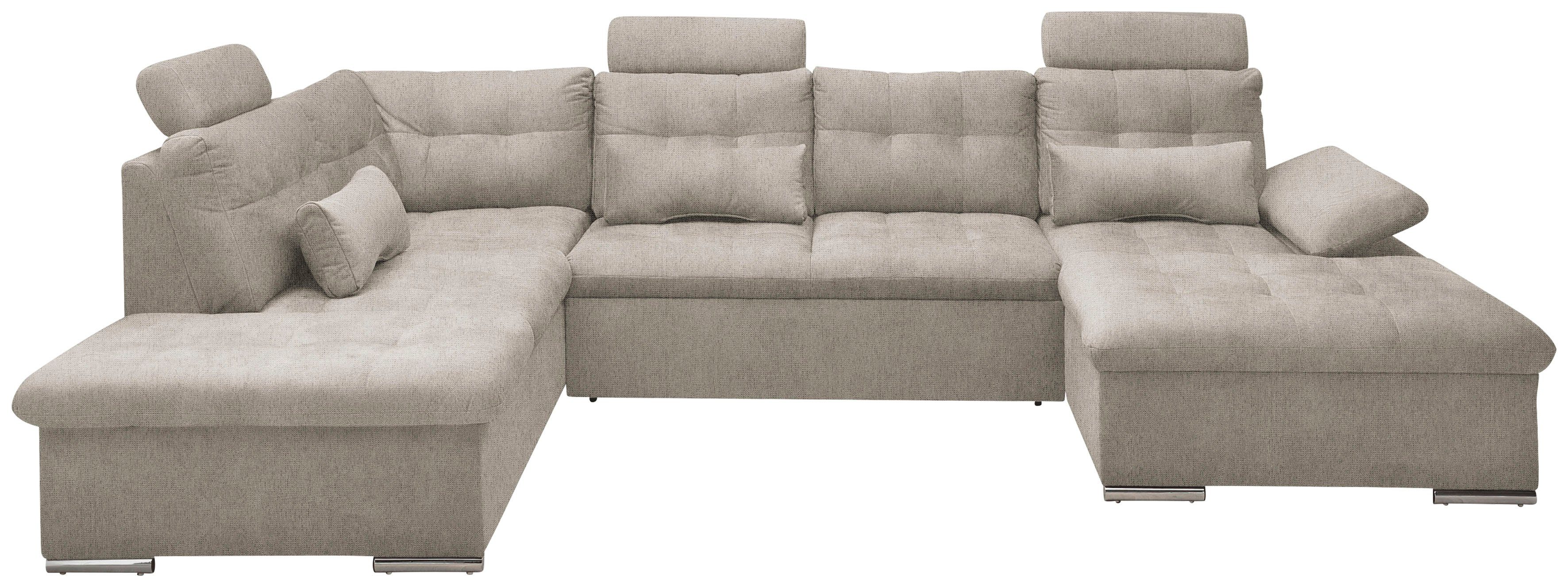ED EXCITING DESIGN Wohnlandschaft Jakarta, mit Bettfunktion, Bettkasten, Ko günstig online kaufen