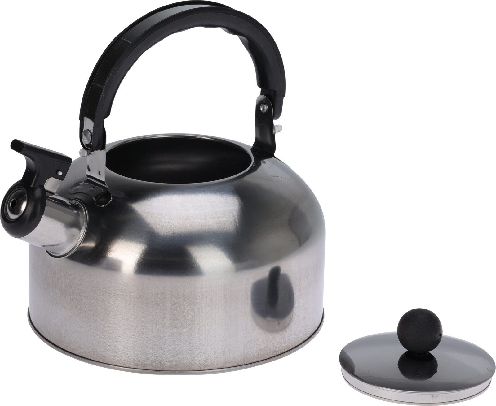 Koopman Reise-Wasserkocher Camping Reise MINI 2 Liter KLEIN 19x12 cm Zelten, Leicht, 2 Liter, Rostfreier Stahl