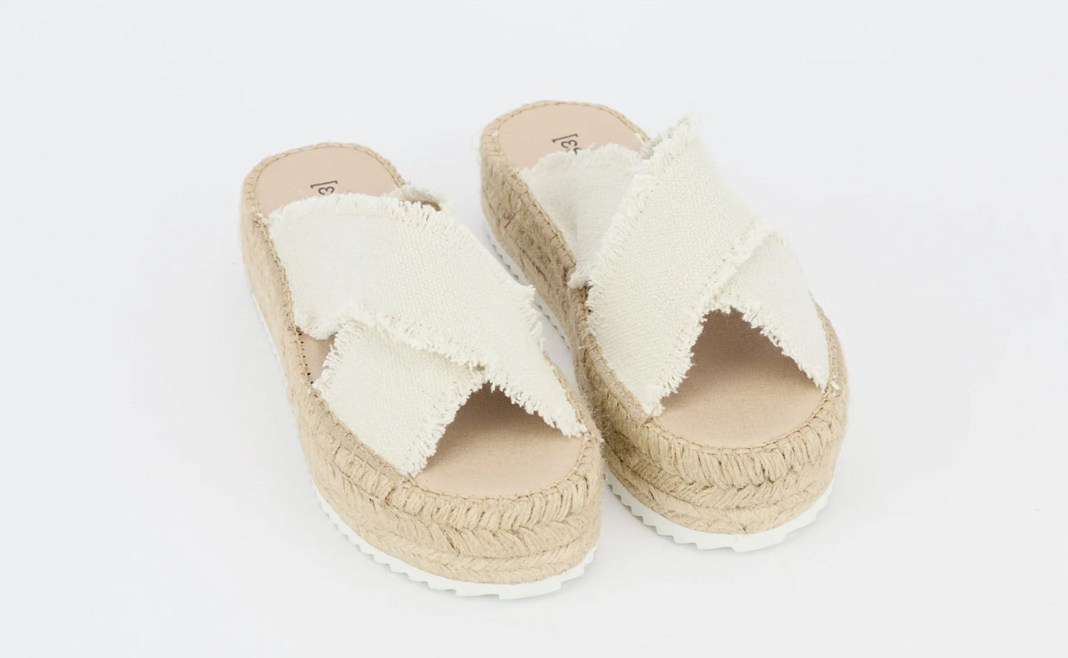 espadrij l´originale espadrij l´originale Sandalette Croisette Lin Natur 39 Espadrille