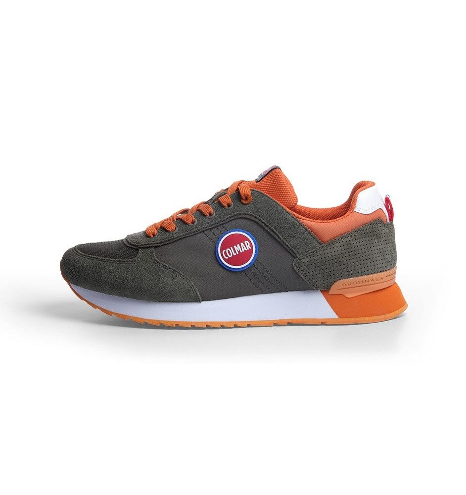 Colmar Travis Authentic militärgrün/orange Herren Sneaker