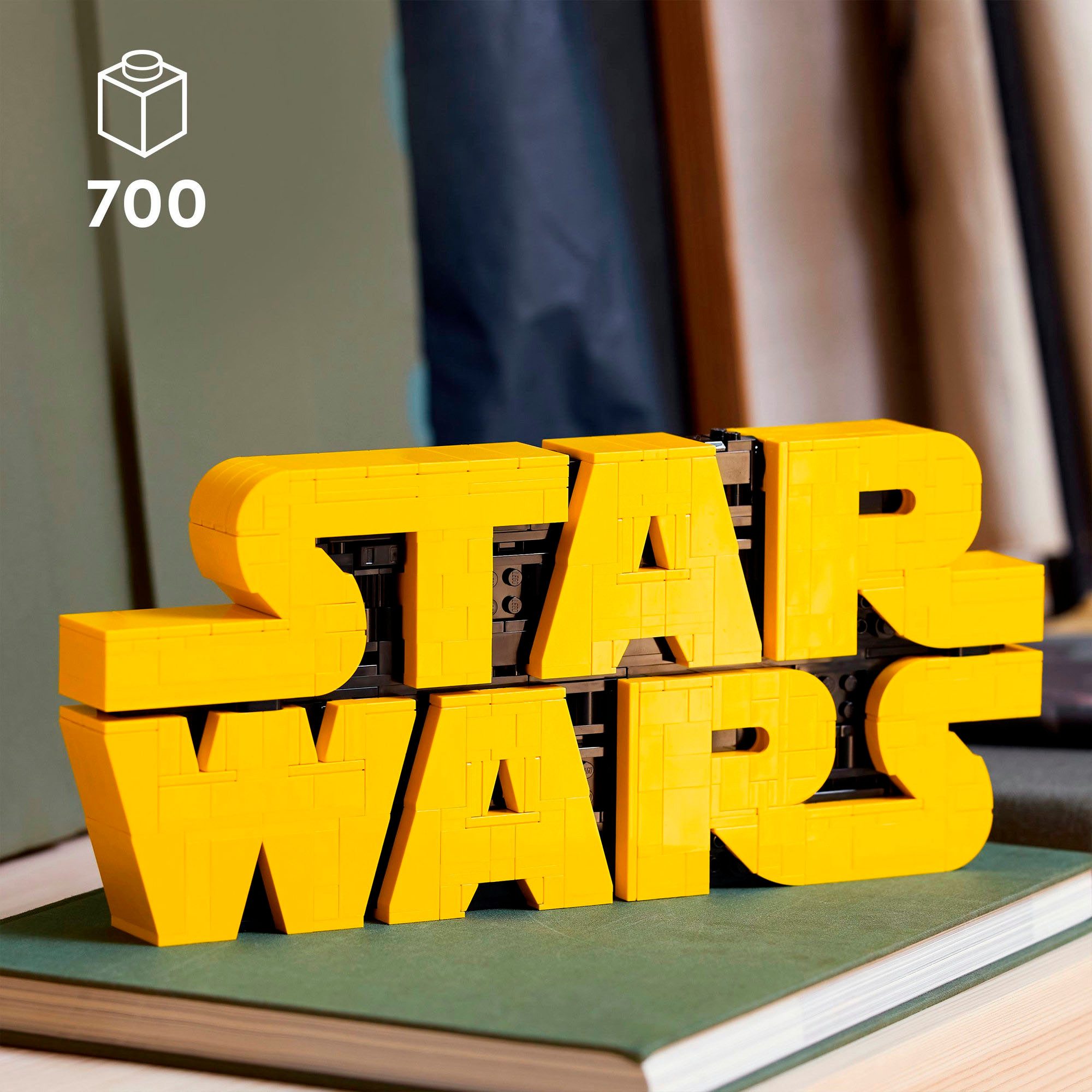 LEGO® Star Wars Logo aus LEGO Steinen (75407), LEGO Star Wars ™ Konstruktionsspielsteine, (700 St), Made in Europe