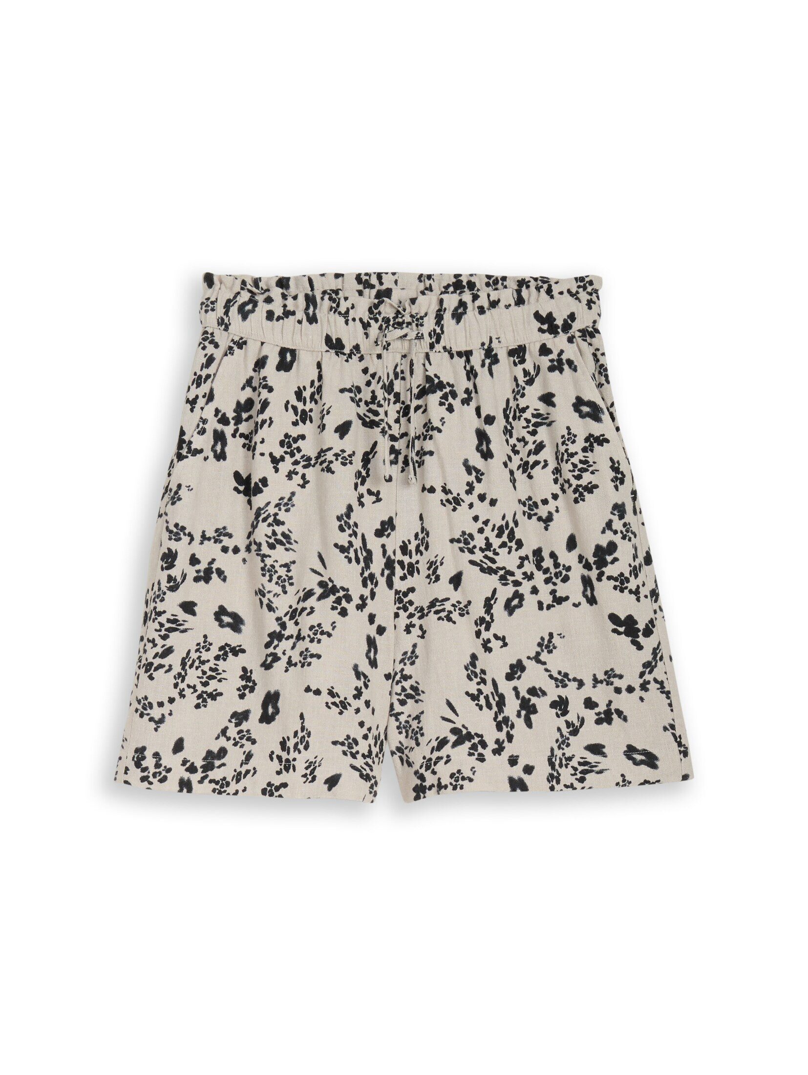 TOM TAILOR Denim Shorts Hosen & Chino Loose Fit Shorts mit Leinenanteil