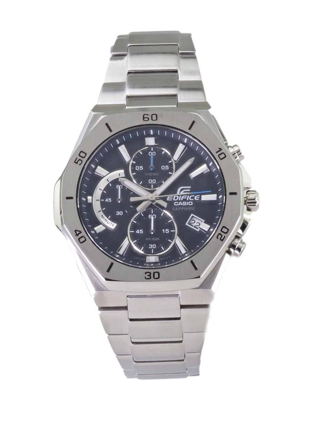 CASIO EDIFICE Quarzuhr Casio Edifice Herren Quarz Uhr EFB-680D-1AVUEF, (Weiß)