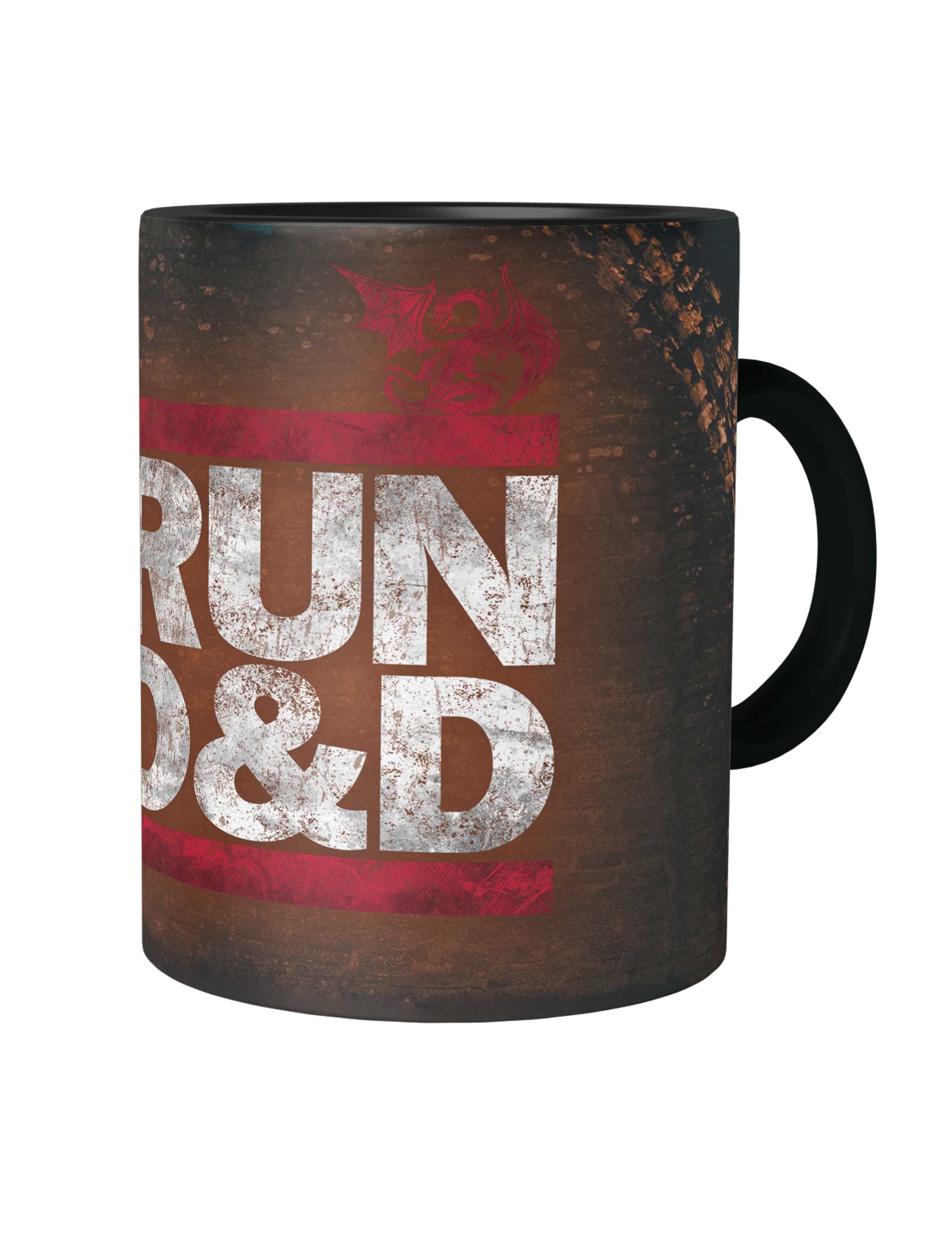 Urban Backwoods Tasse Run D&D Kaffeetasse Dungeons Pen and Paper Dragons RPG Larp DMC, 1-tlg., Keramik, Fantasy Roleplay Tabletop